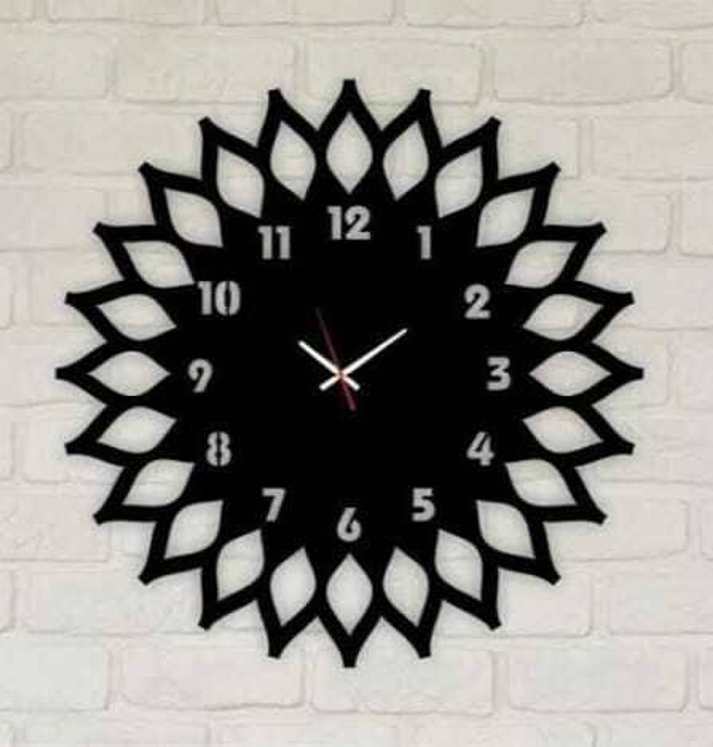 ELITE EXCLUSIVE Analog 30 cm X 30 cm Wall Clock (Black, Without G