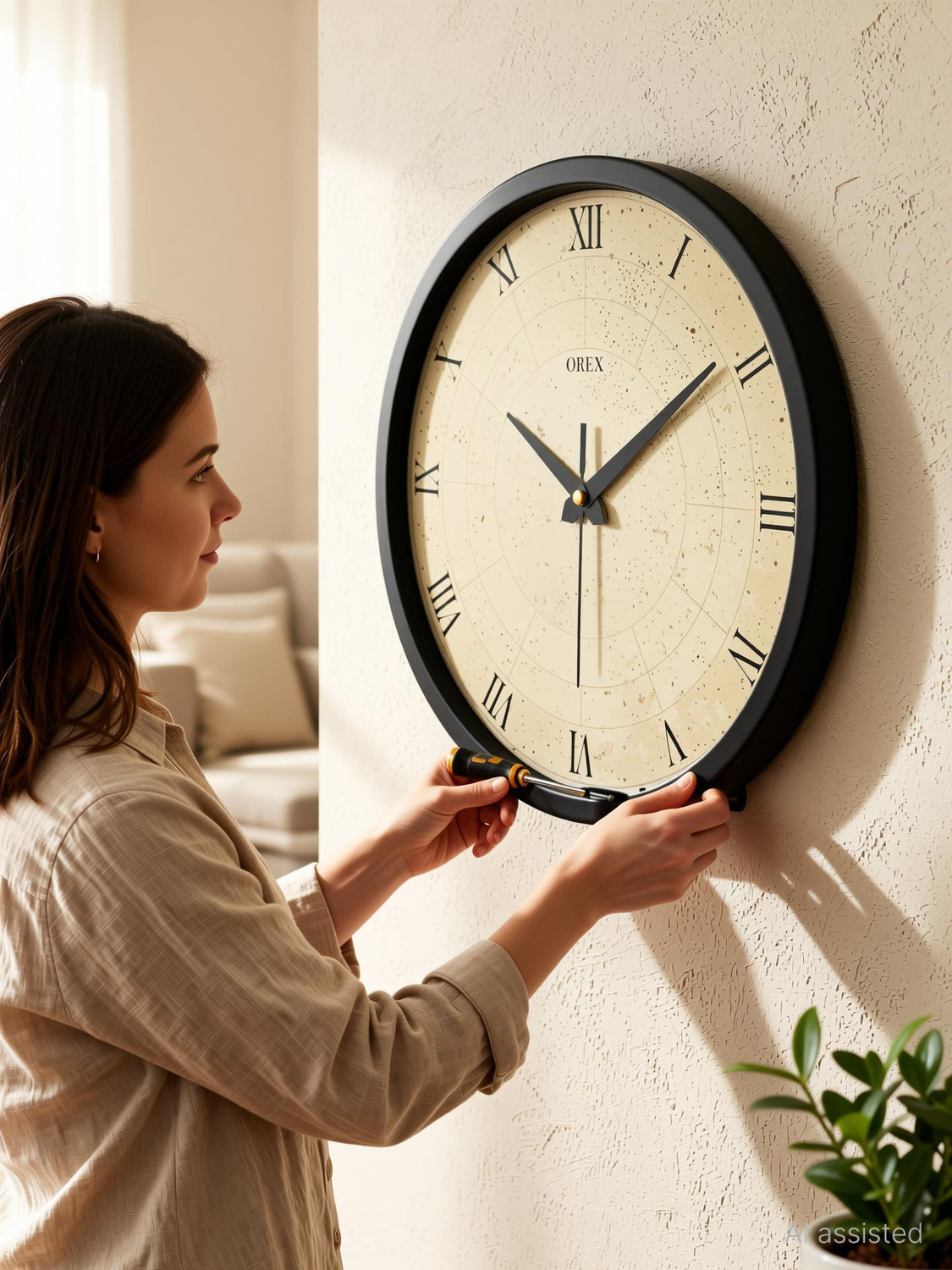 Image of OREX Analog 30.5 cm X 30.5 cm Wall Clock