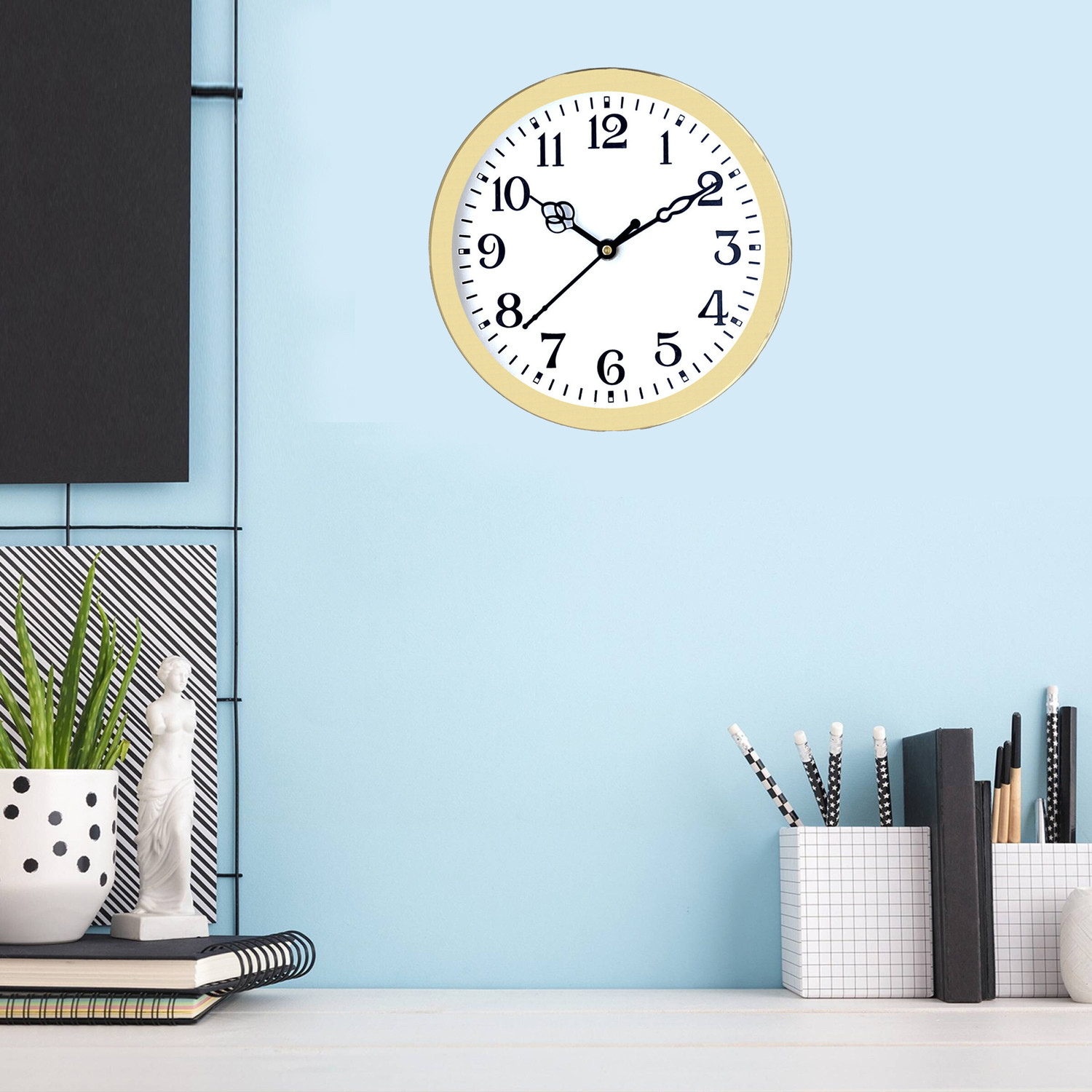 Image of reeyansh Analog 21 cm X 21 cm Wall Clock