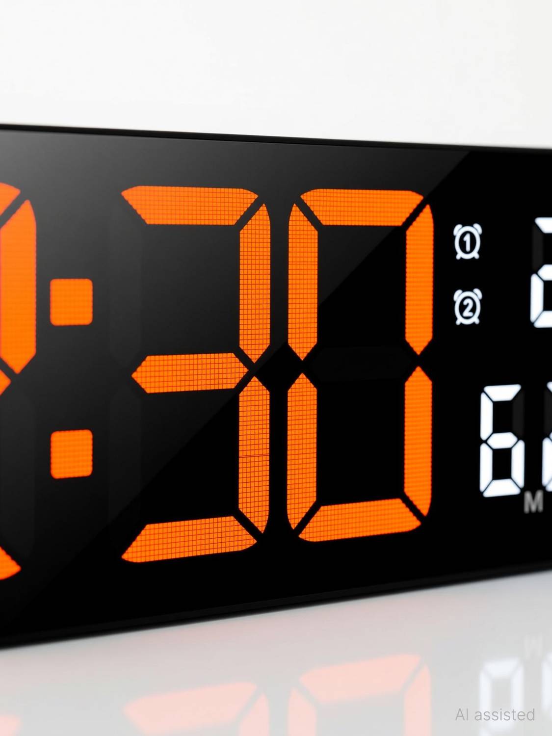 SZELAM 12x38 cm Digital Wall Clock - Image 2