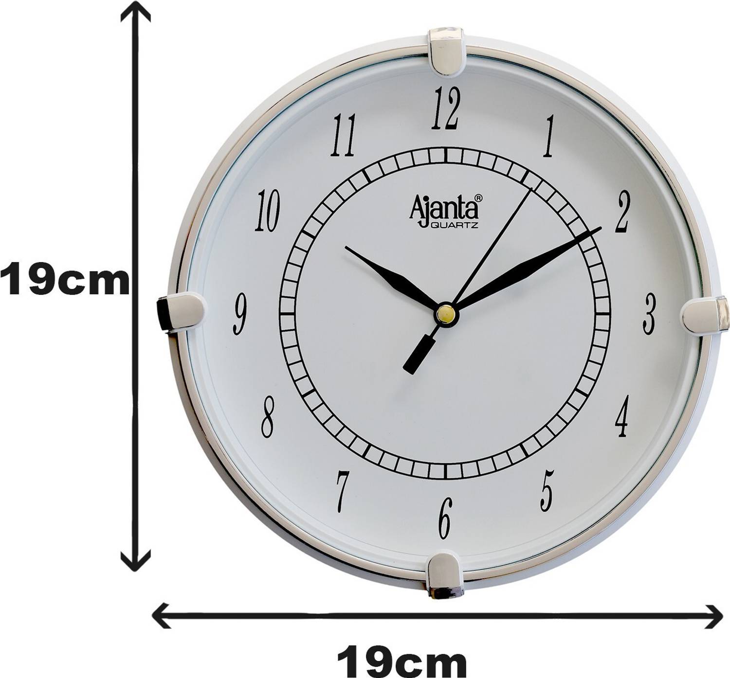 AJANTA Analog 19 cm Wall Clock - Image 4
