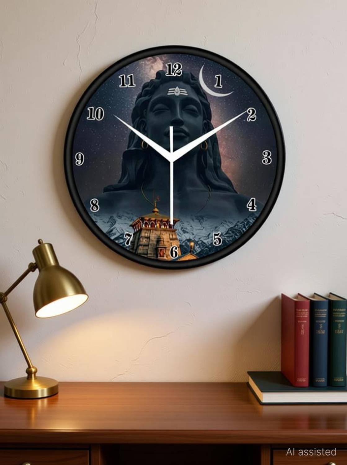 AJLANO Analog 25 cm X 25 cm Wall Clock