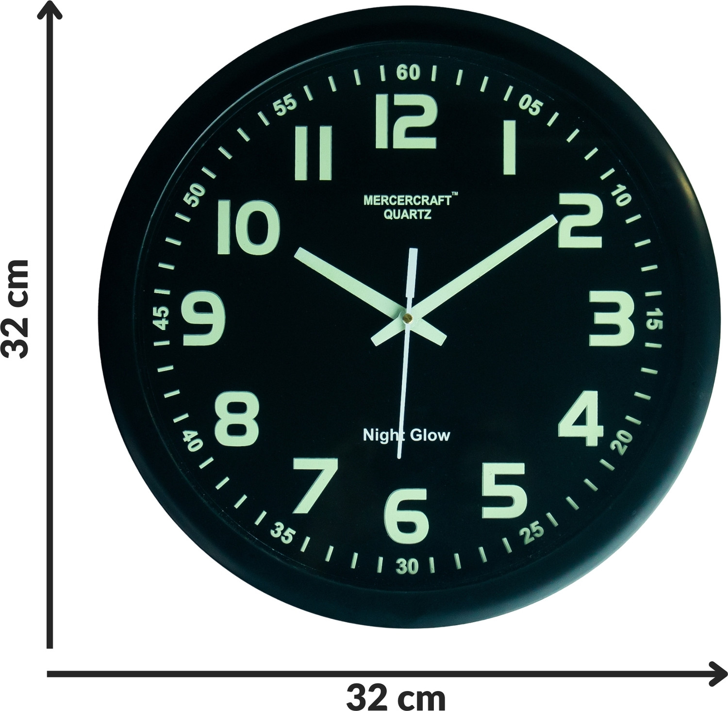 Image of MERCERCRAFT Analog 32 cm X 32 cm Wall Clock