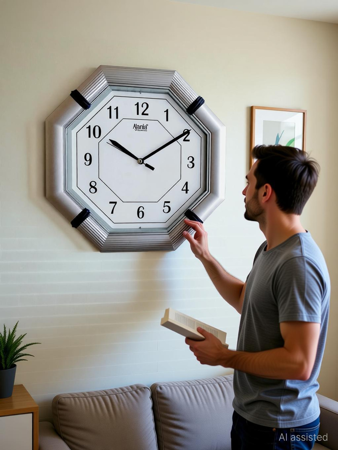 Image of AJANTA Analog 25 cm X 25 cm Wall Clock