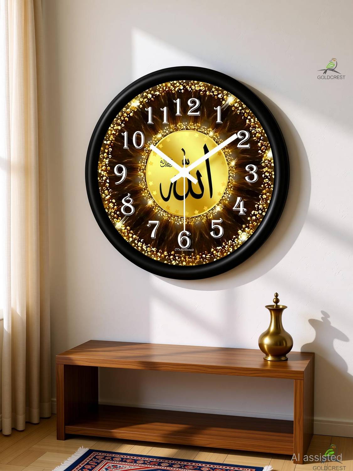 GOLDCREST Analog 22 cm X 27 cm Wall Clock