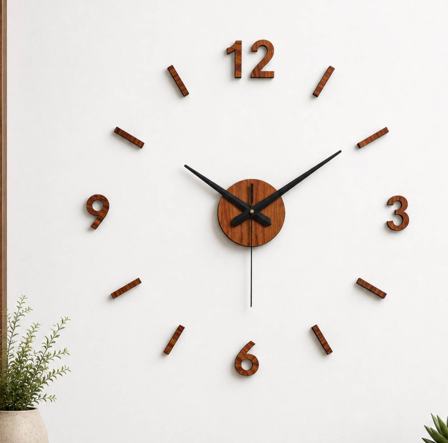 FASTQT 70x70 cm Analog Wall Clock - Image 4