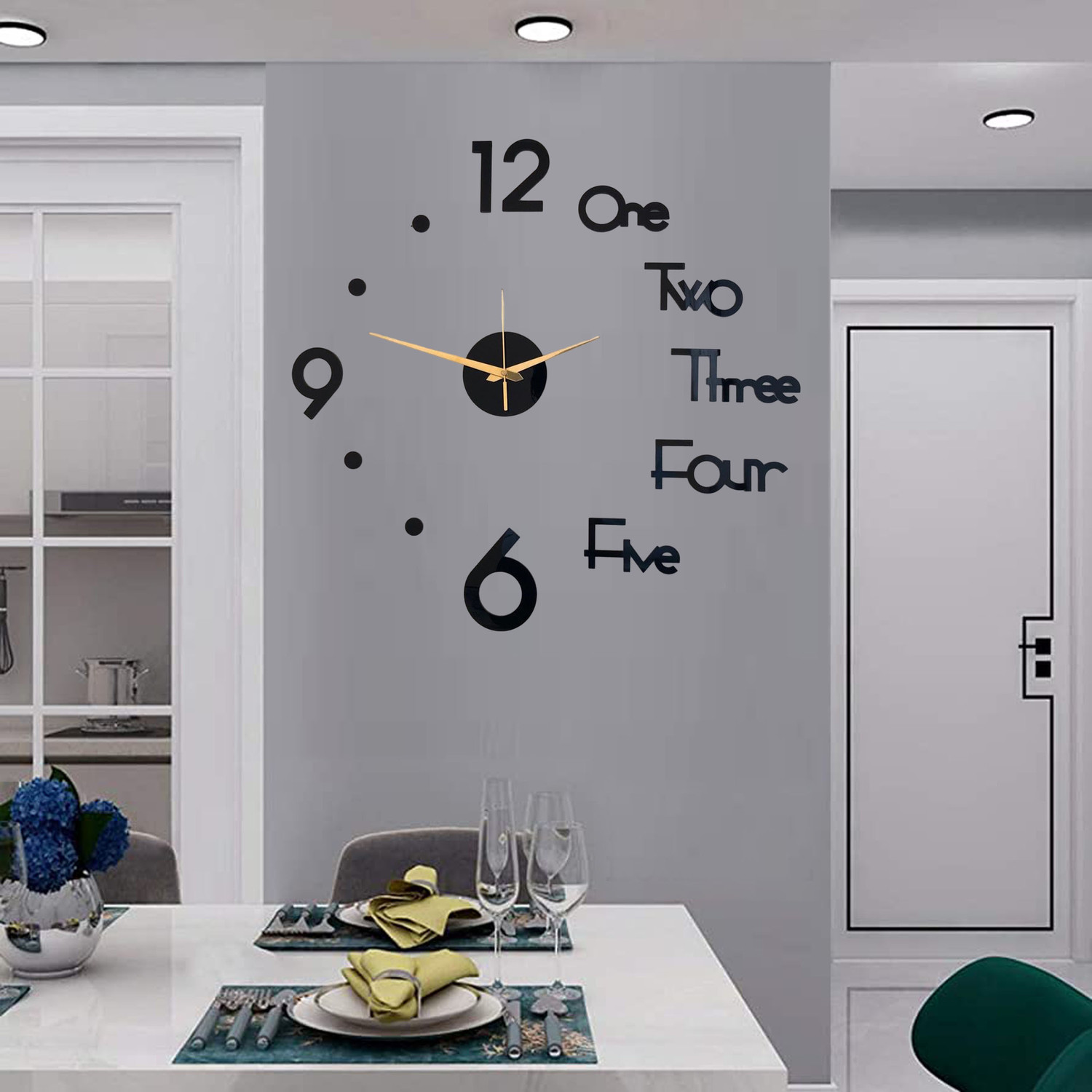 Image of Quicktime Analog 70 cm X 70 cm Wall Clock