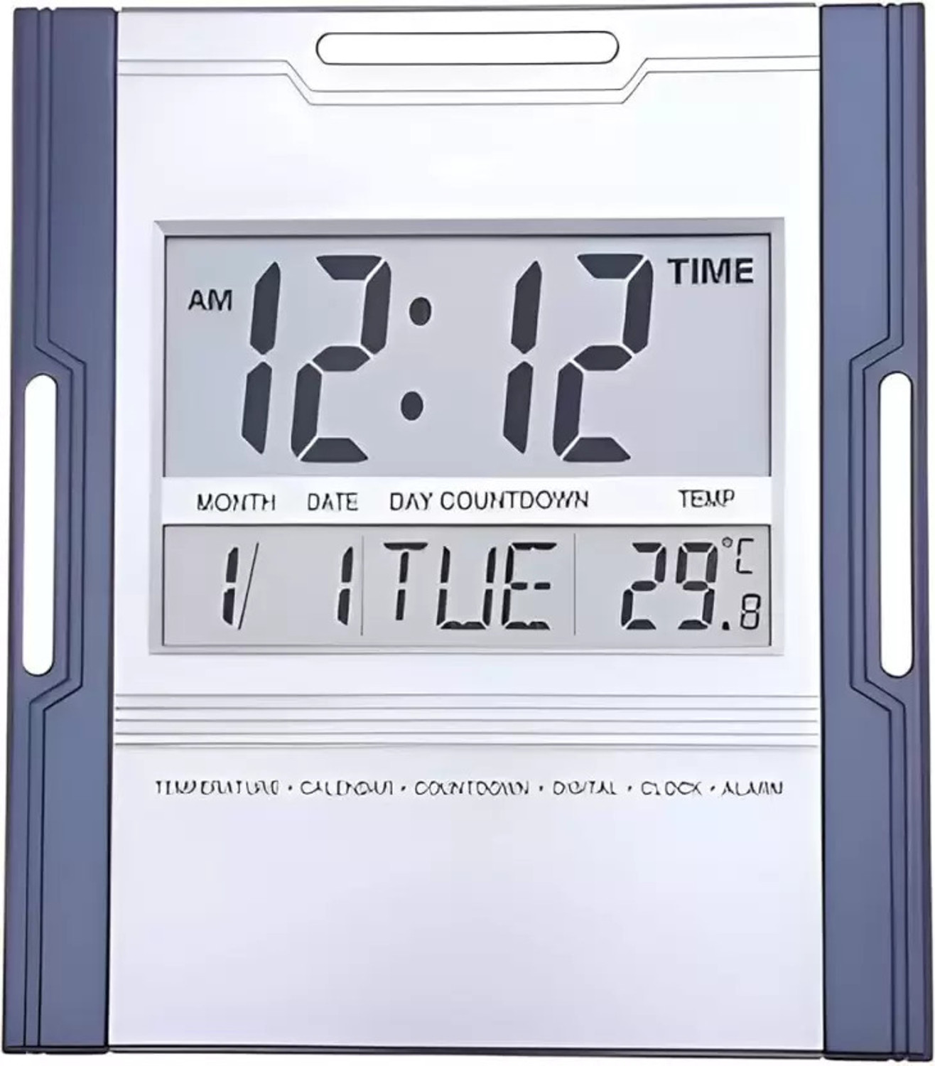 Image of SEEMESH Digital 25 cm X 25 cm Wall Clock