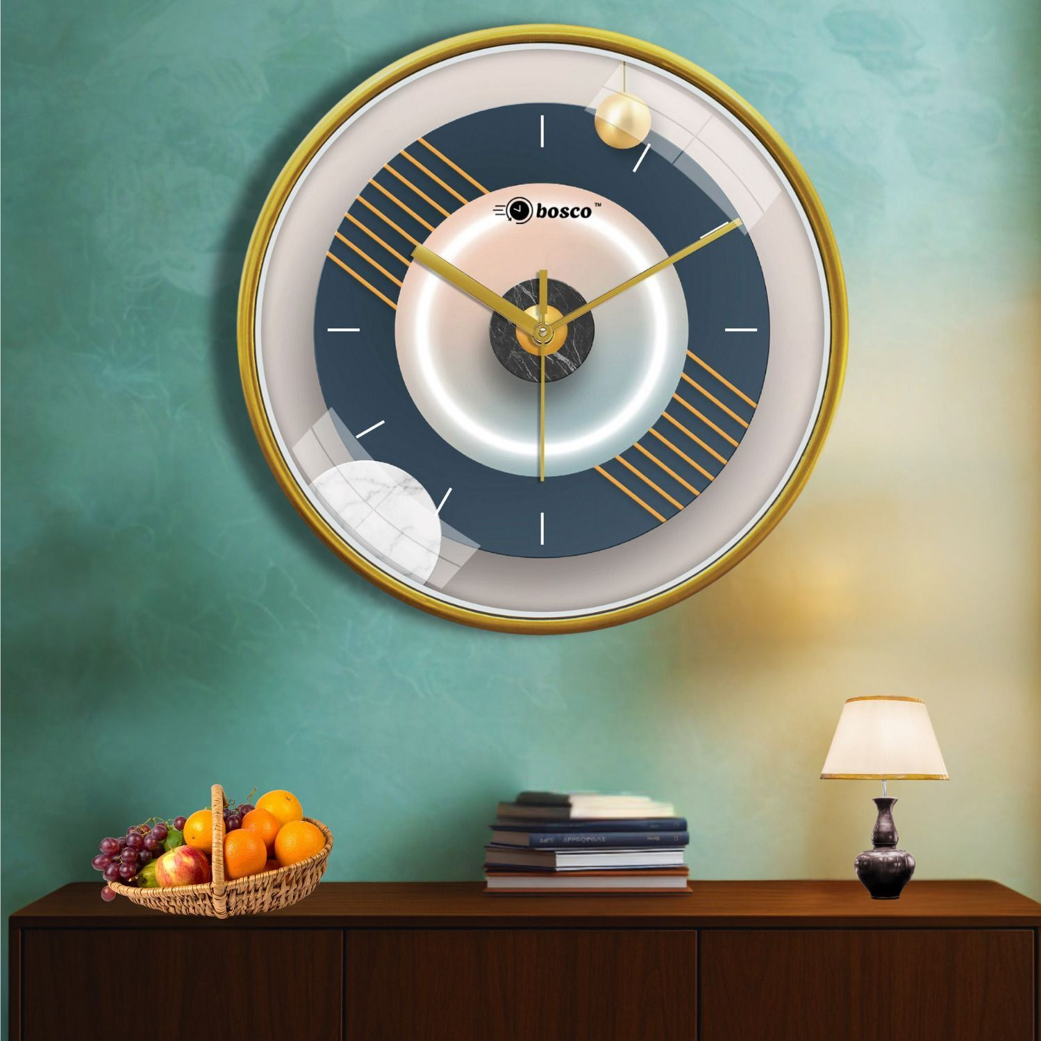 Image of BOSCO Analog 30 cm X 30 cm Wall Clock