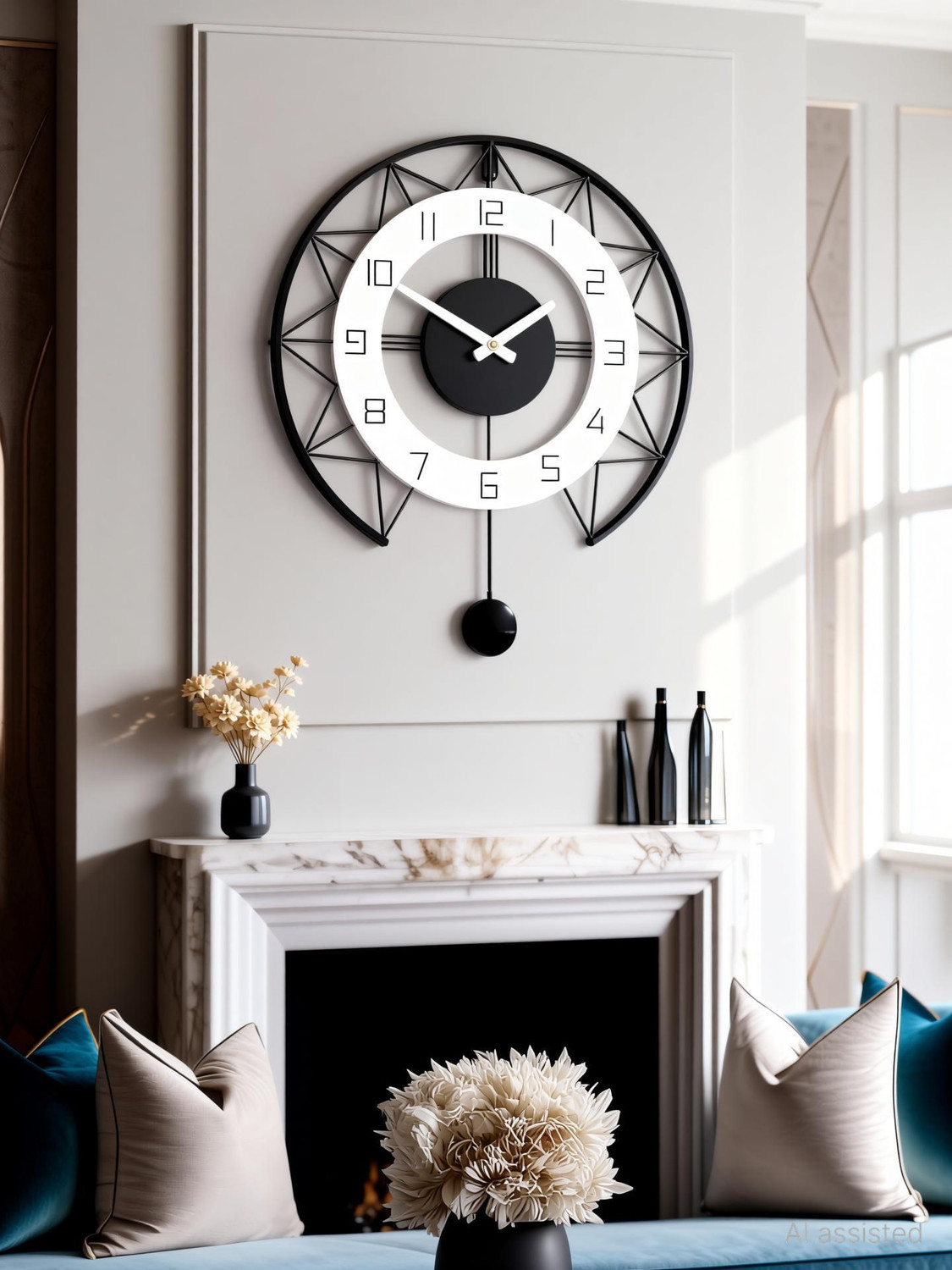 Image of CARTVILLA Analog 40 cm X 40 cm Wall Clock