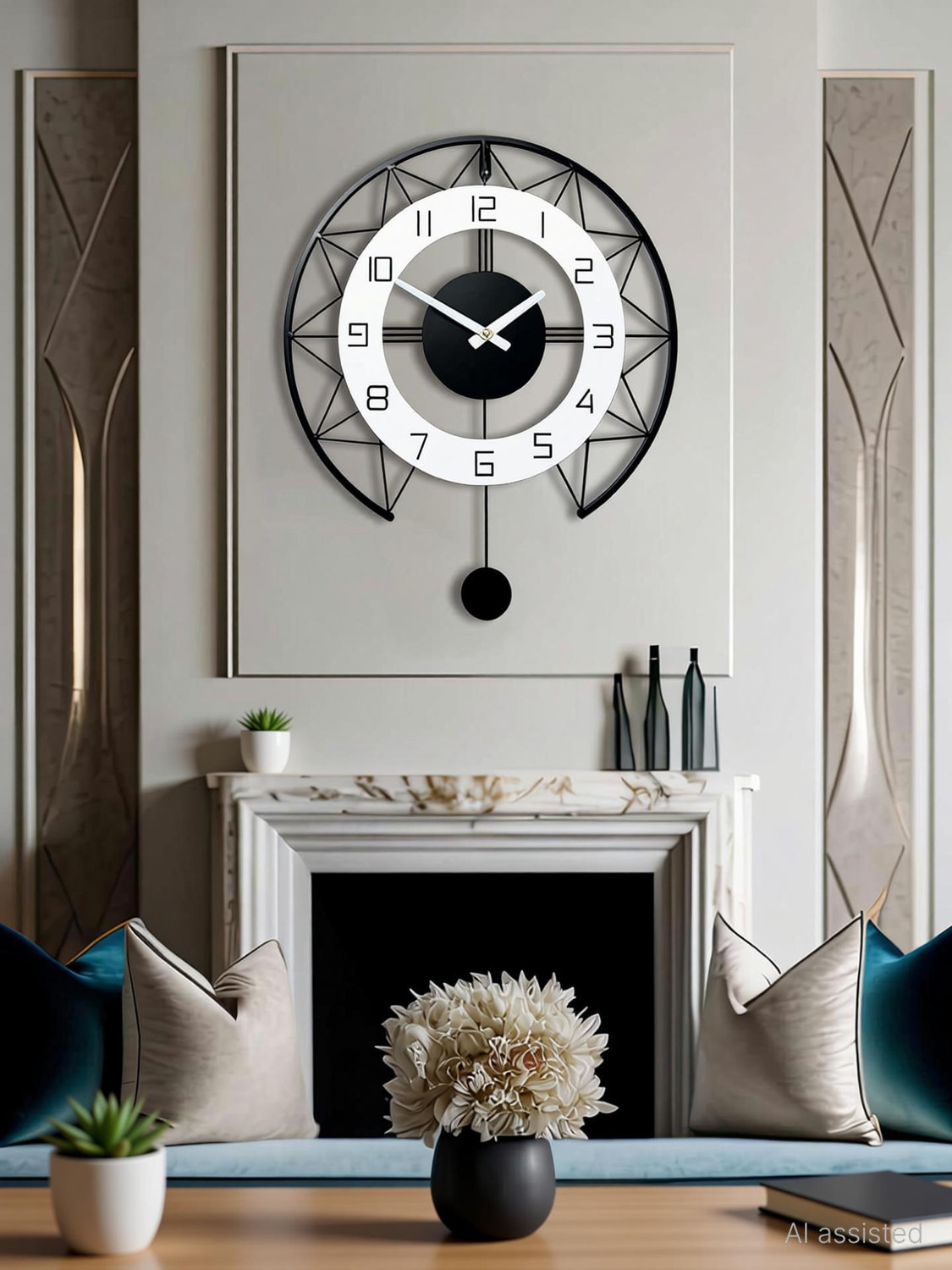 Image of CARTVILLA Analog 40 cm X 40 cm Wall Clock