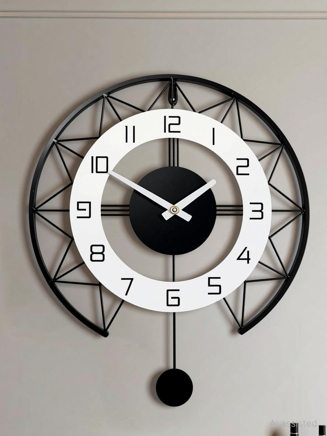 Image of CARTVILLA Analog 40 cm X 40 cm Wall Clock