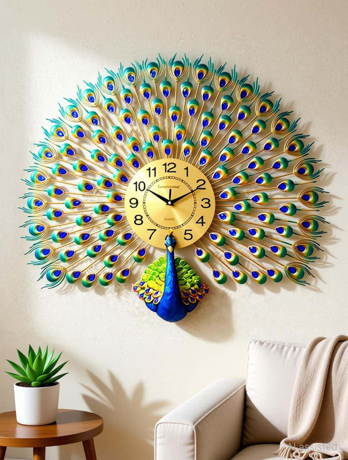 Image of Deco Art Corp Analog 66 cm X 66 cm Wall Clock