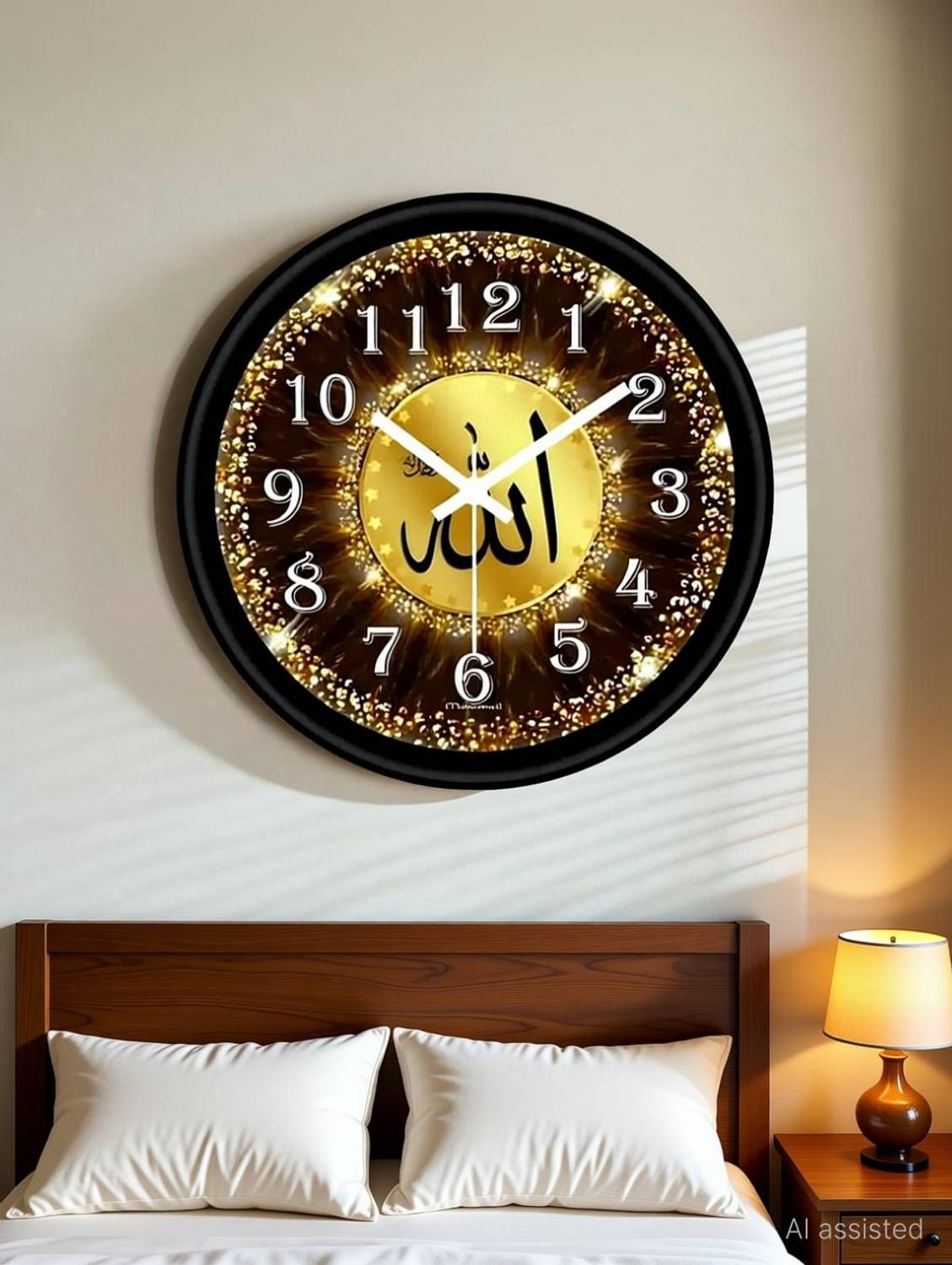 krisha enterprises. Analog 25 cm X 25 cm Wall Clock