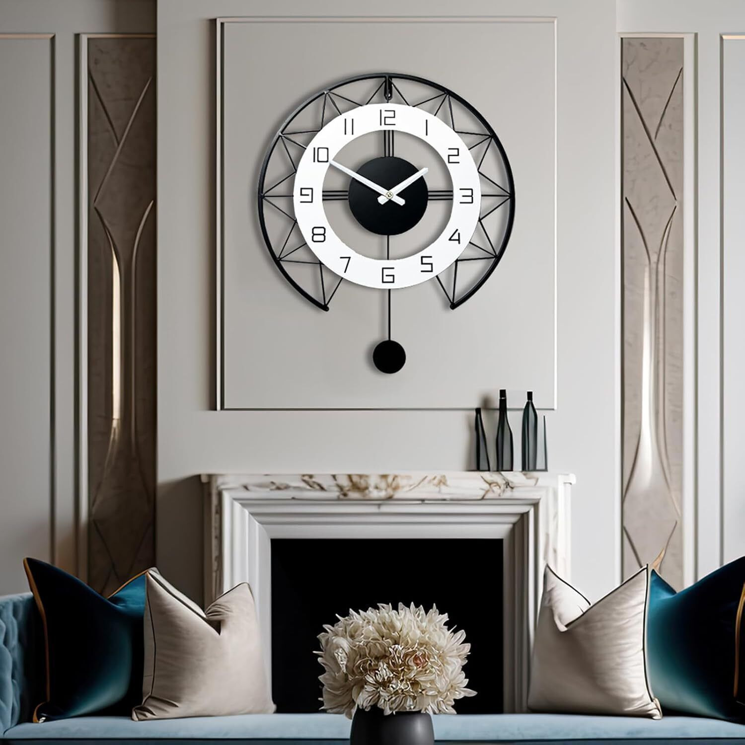 Image of CARTVILLA Analog 40 cm X 40 cm Wall Clock