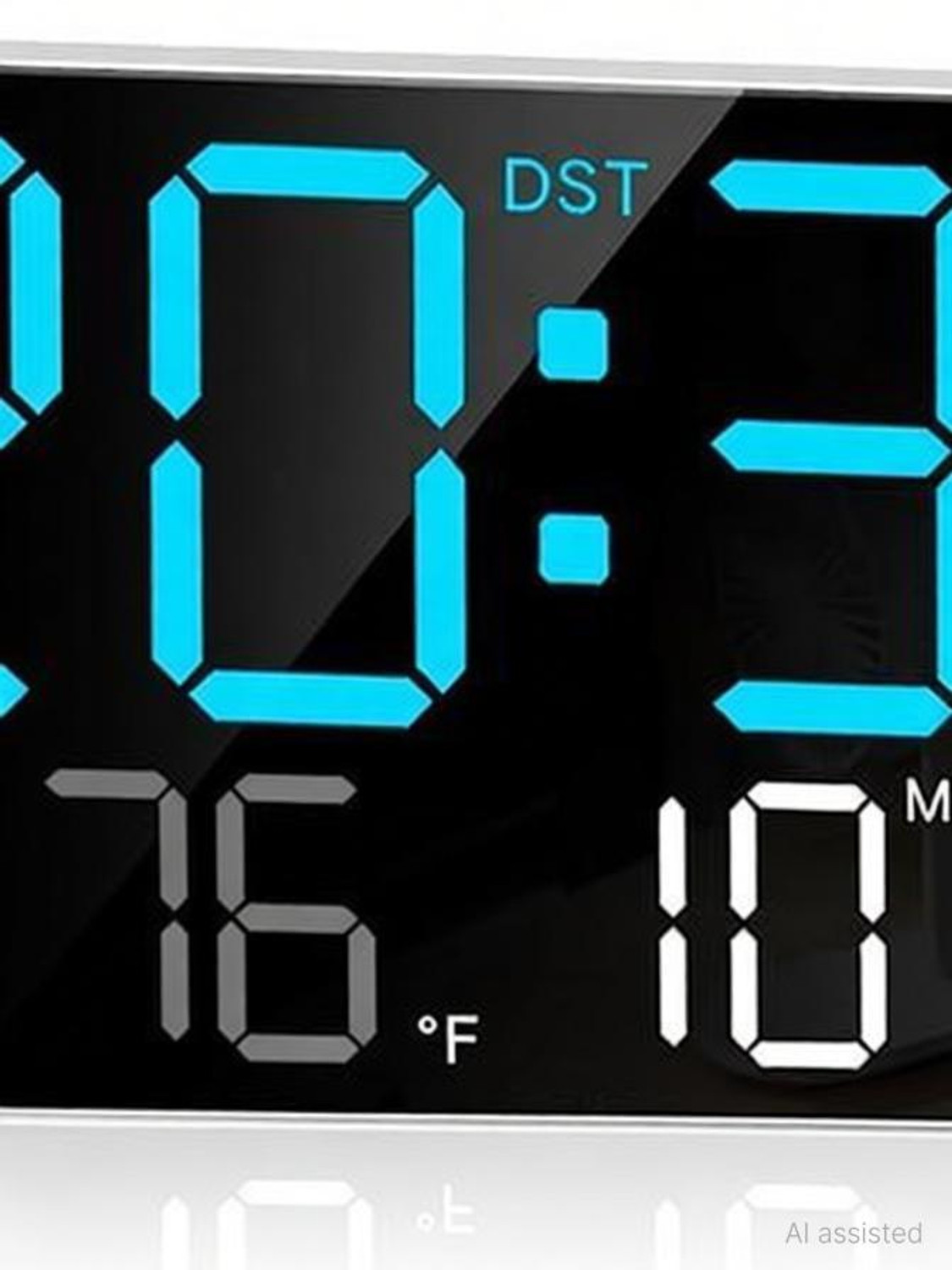Image of Zeinwap Digital 11 cm X 21.5 cm Wall Clock