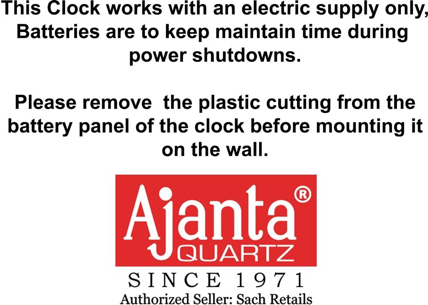 AJANTA Digital Wall Clock 25.4 cm x 25.4 cm - Image 2