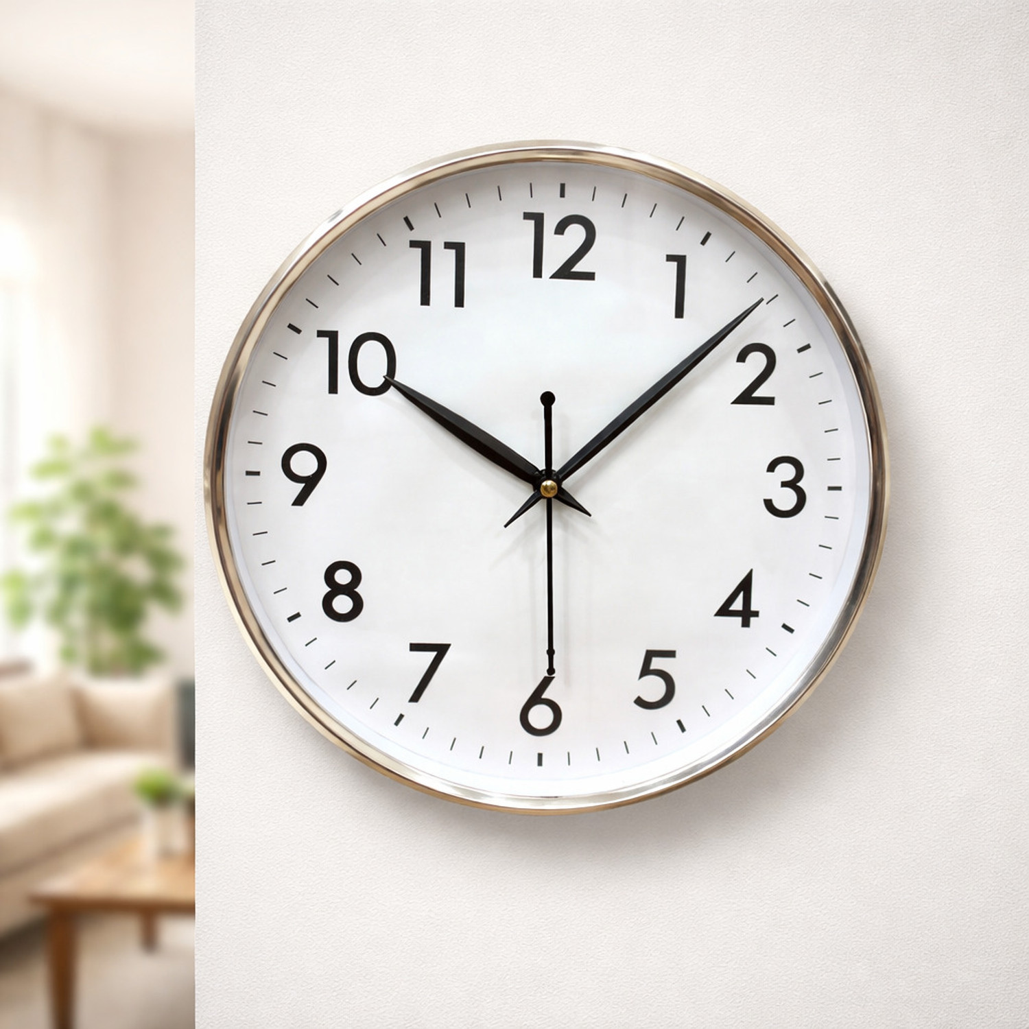 Image of fams Analog 26 cm X 26 cm Wall Clock