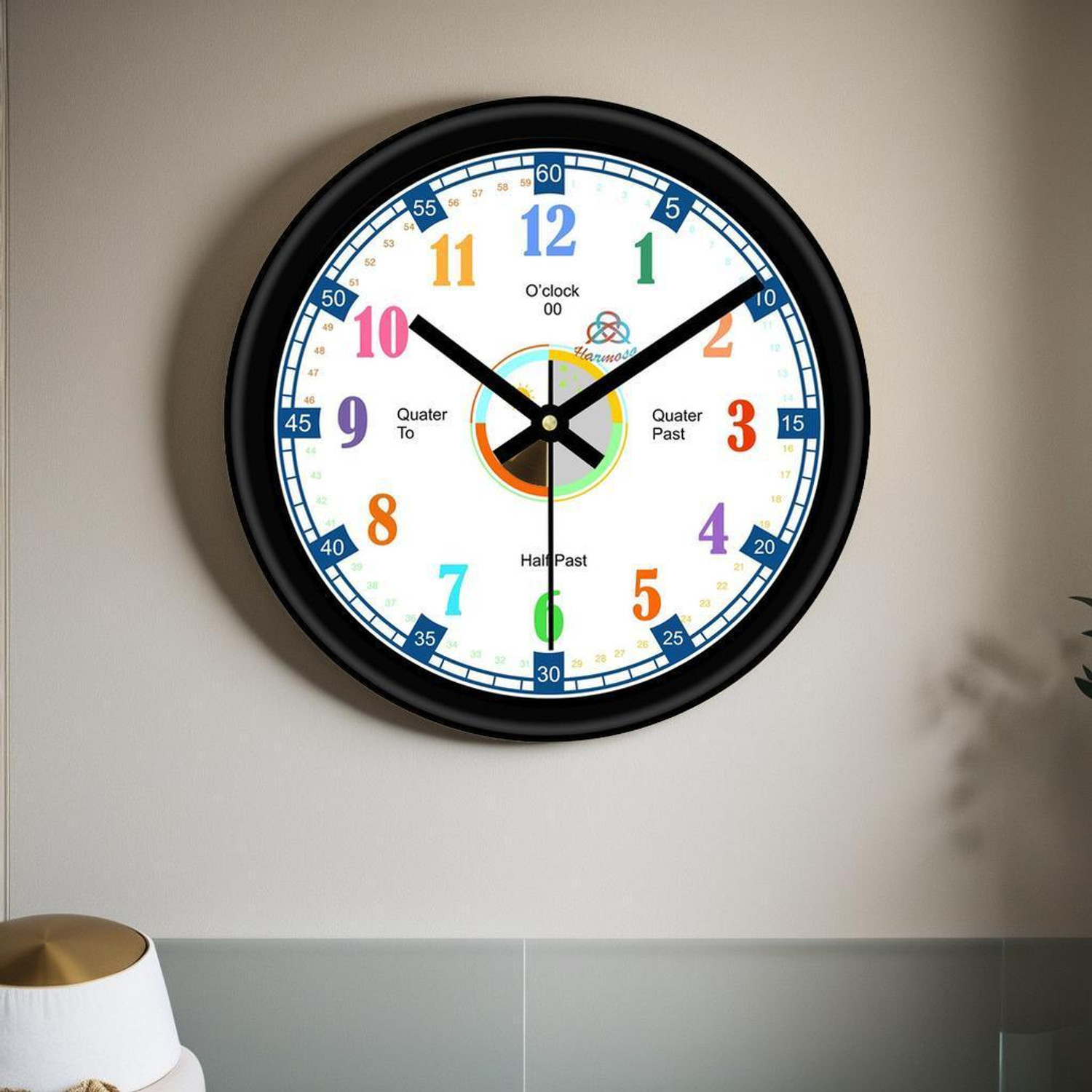 Image of Harmoso Analog 25 cm X 25 cm Wall Clock