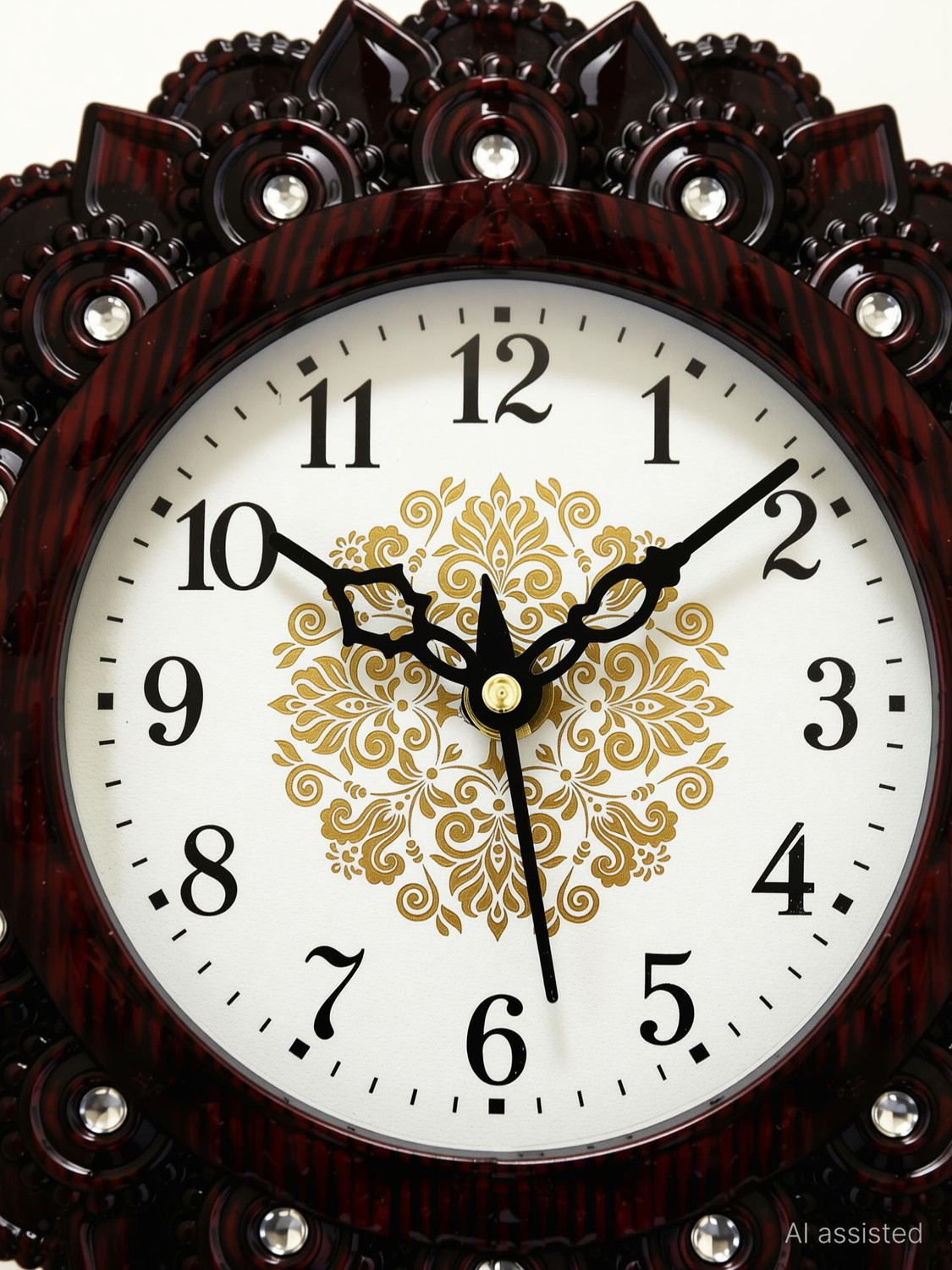 Image of Shrijay Analog 21 cm X 21 cm Wall Clock