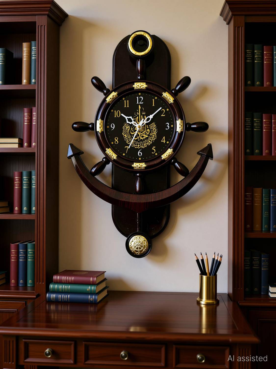aeroflex Analog 30 cm X 26 cm Wall Clock