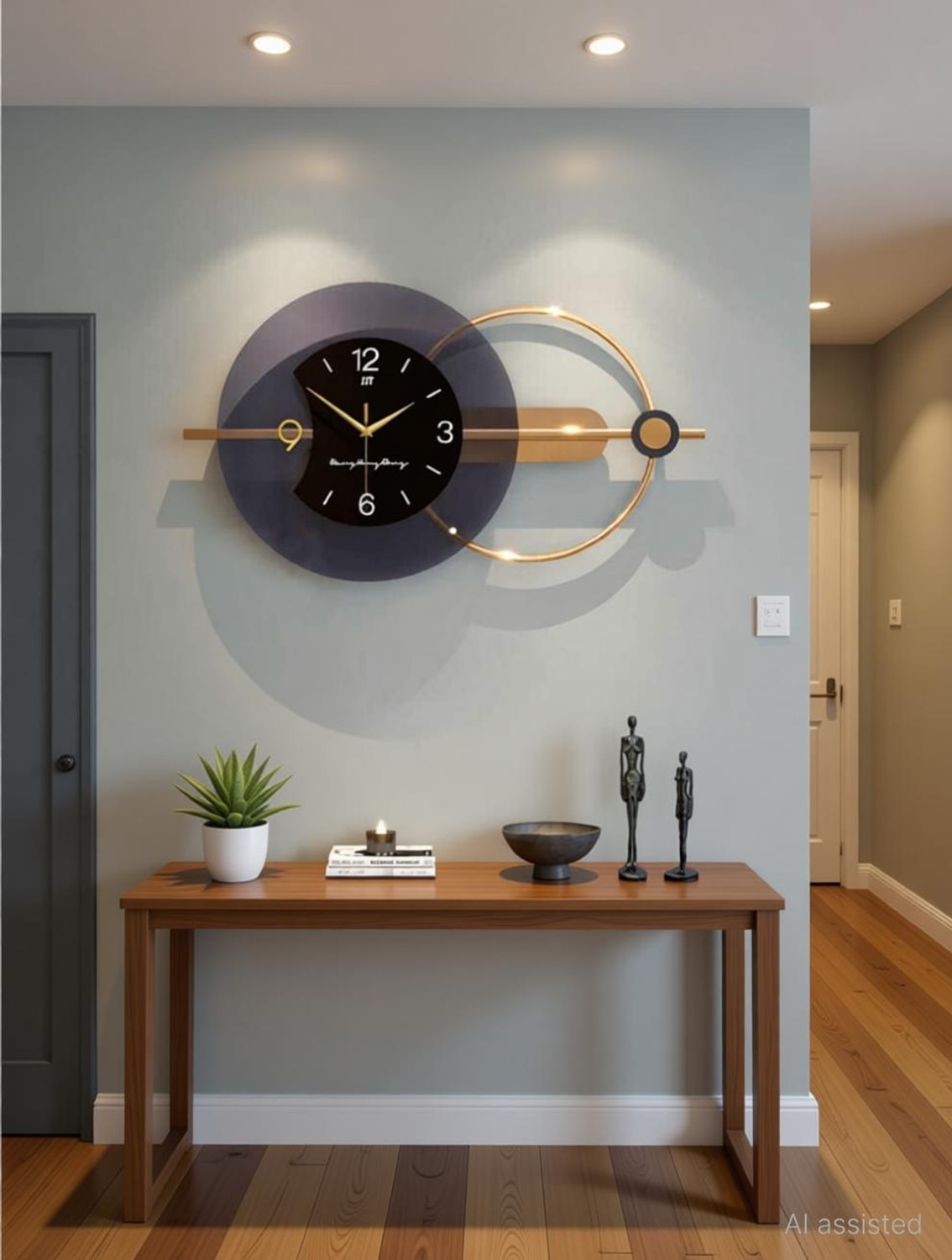 Image of Art House Analog 54 cm X 95 cm Wall Clock
