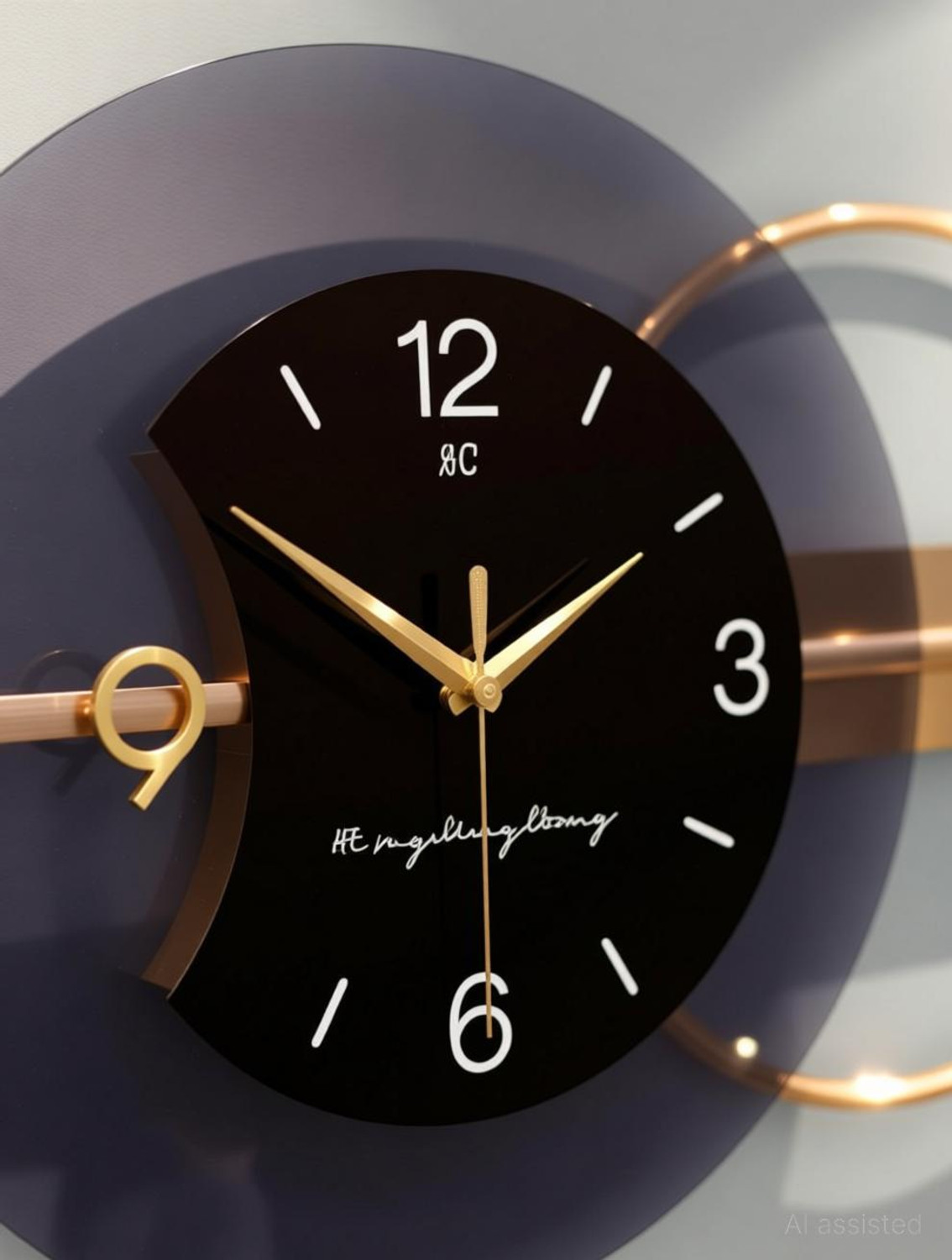 Image of Art House Analog 54 cm X 95 cm Wall Clock