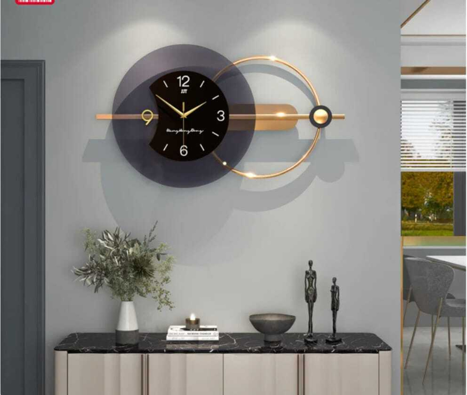 Image of Art House Analog 54 cm X 95 cm Wall Clock