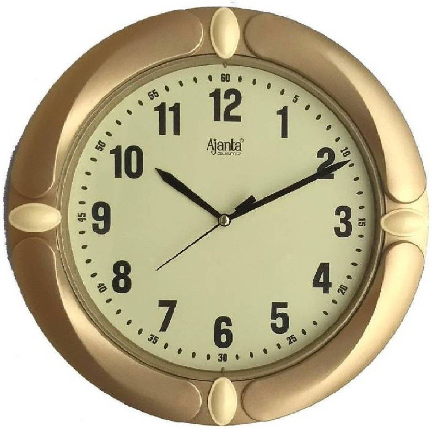 AJANTA Analog 15 cm X 15 cm Wall Clock (Multicolor, With Glass, S