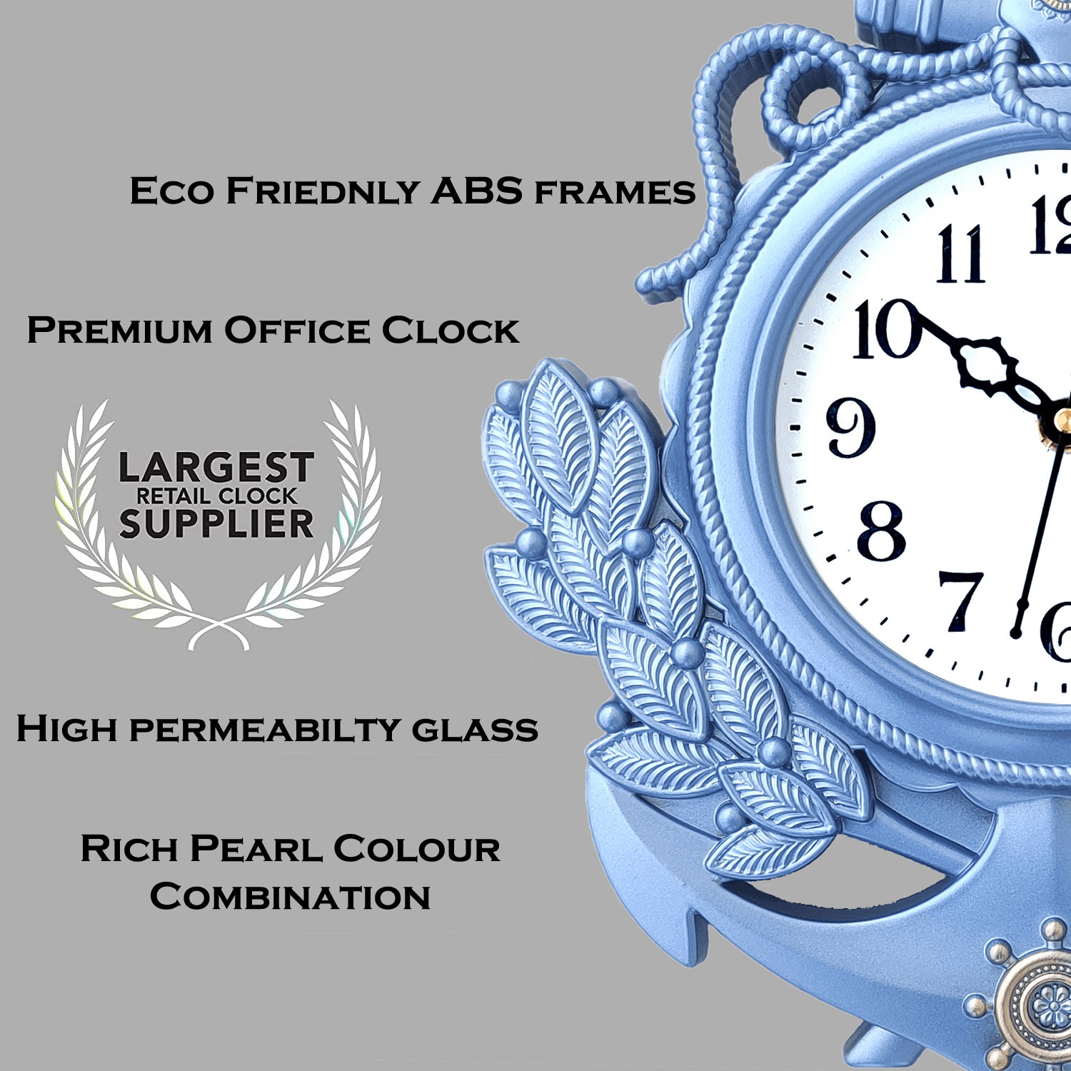 Image of Santu Analog 31 cm X 24 cm Wall Clock