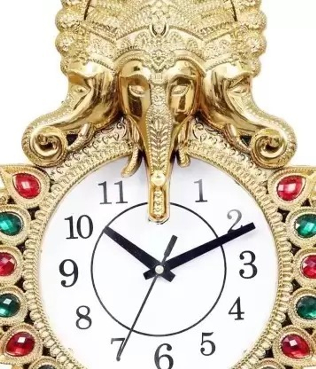 Image of DecorHouse Analog 32 cm X 26 cm Wall Clock (Multicolor, With Glass, Standard)