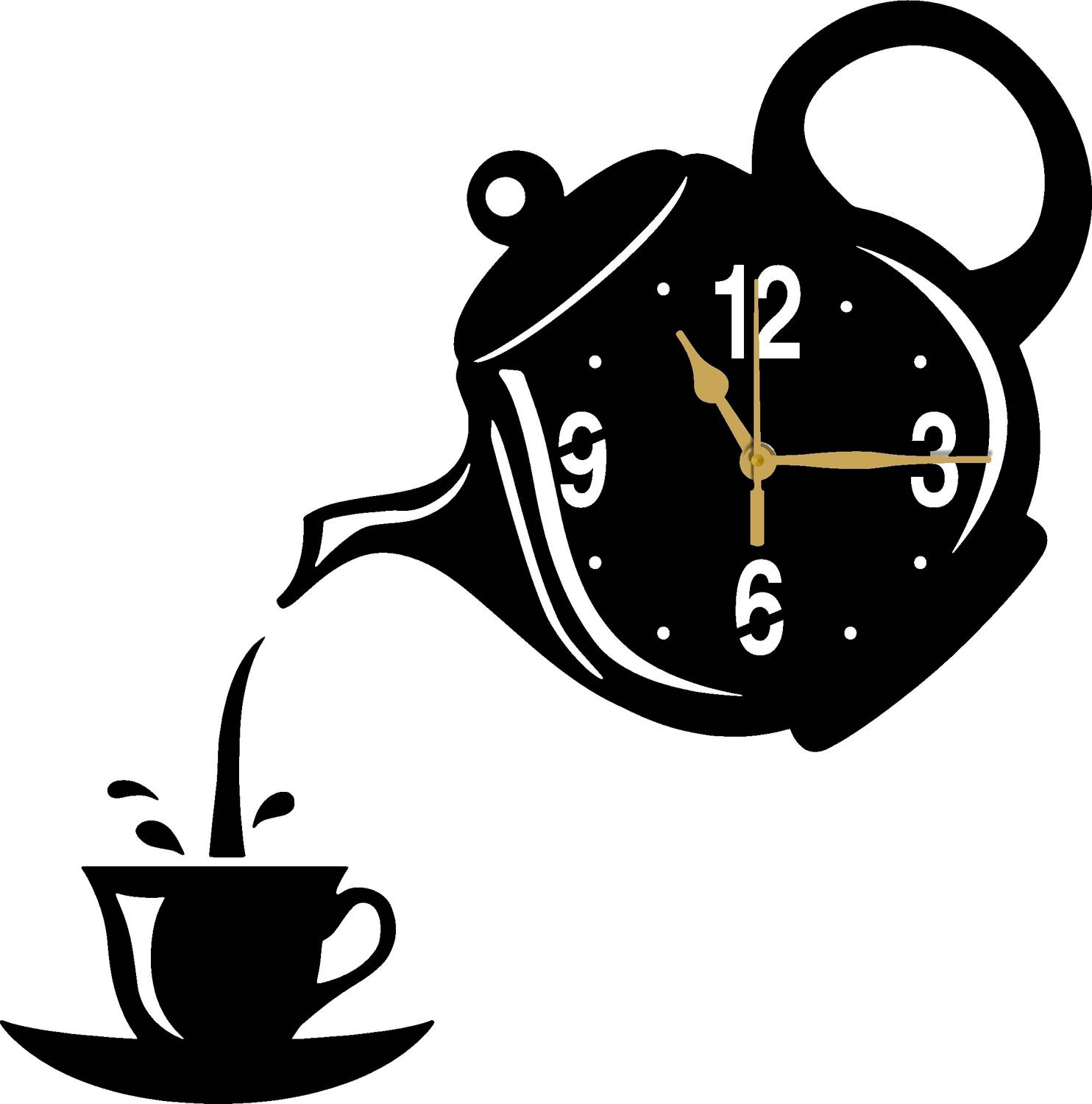 Kanbi Decor Analog 30 cm X 30 cm Wall Clock (Black, Without Glass