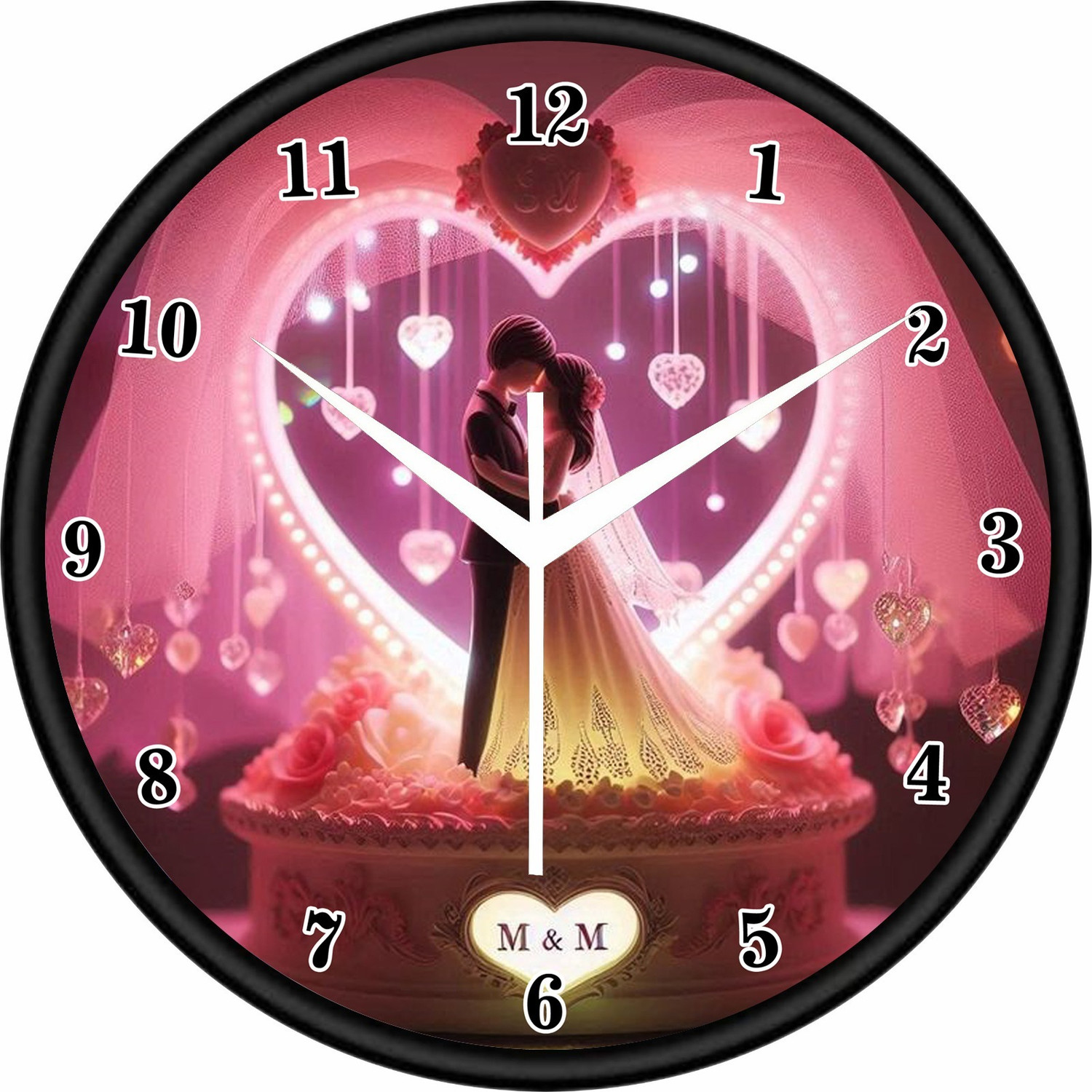 Image of Sumitraandcraft Analog 25 cm X 25 cm Wall Clock