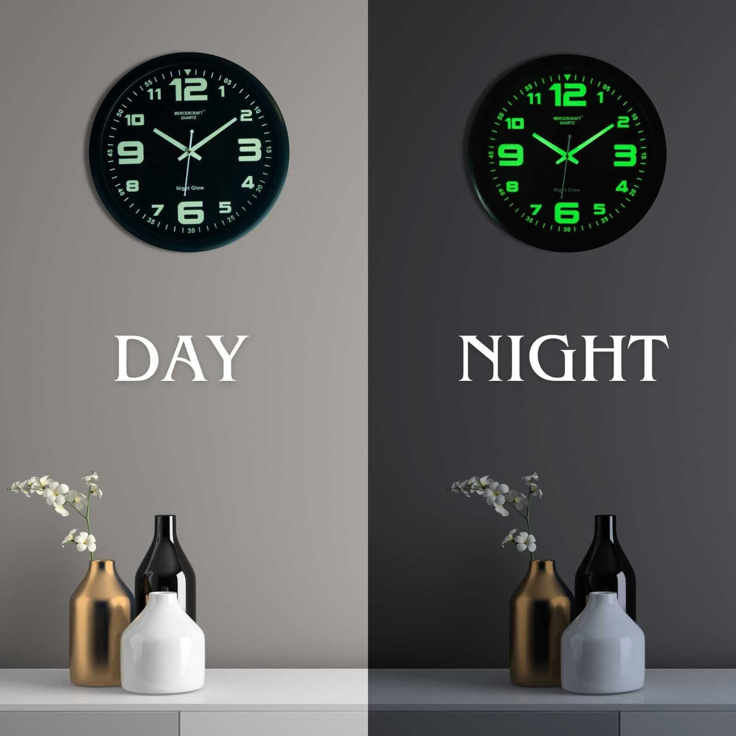 Image of MERCERCRAFT Analog 32 cm X 32 cm Wall Clock