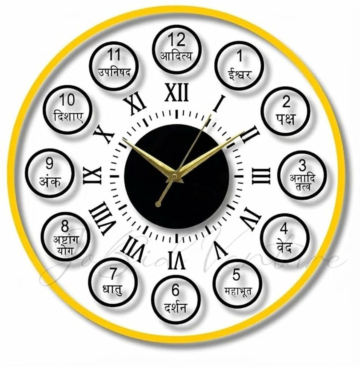 Image of Jobid Venture Analog 30 cm X 30 cm Wall Clock