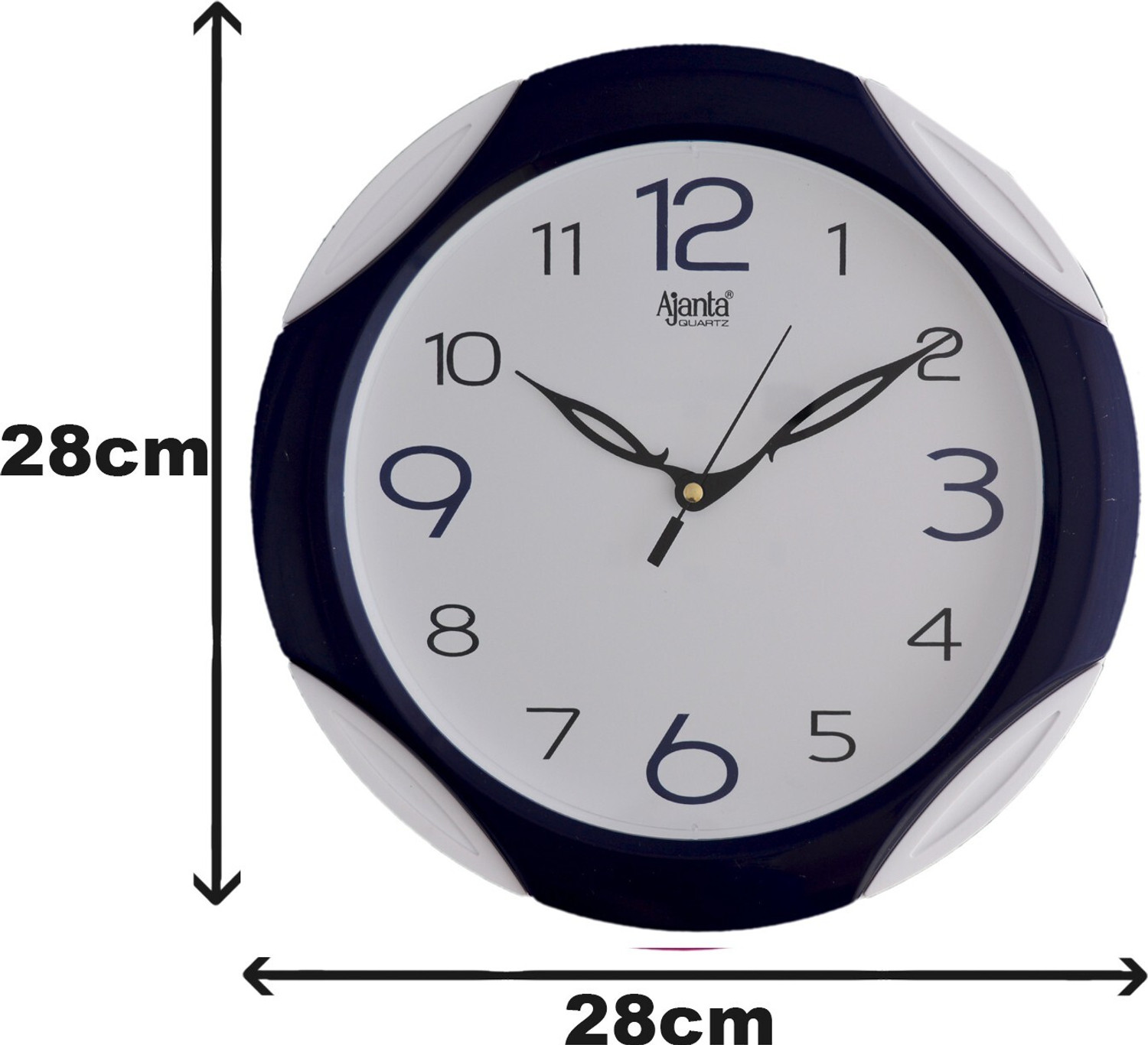 Image of AJANTA Analog 28 cm X 28 cm Wall Clock