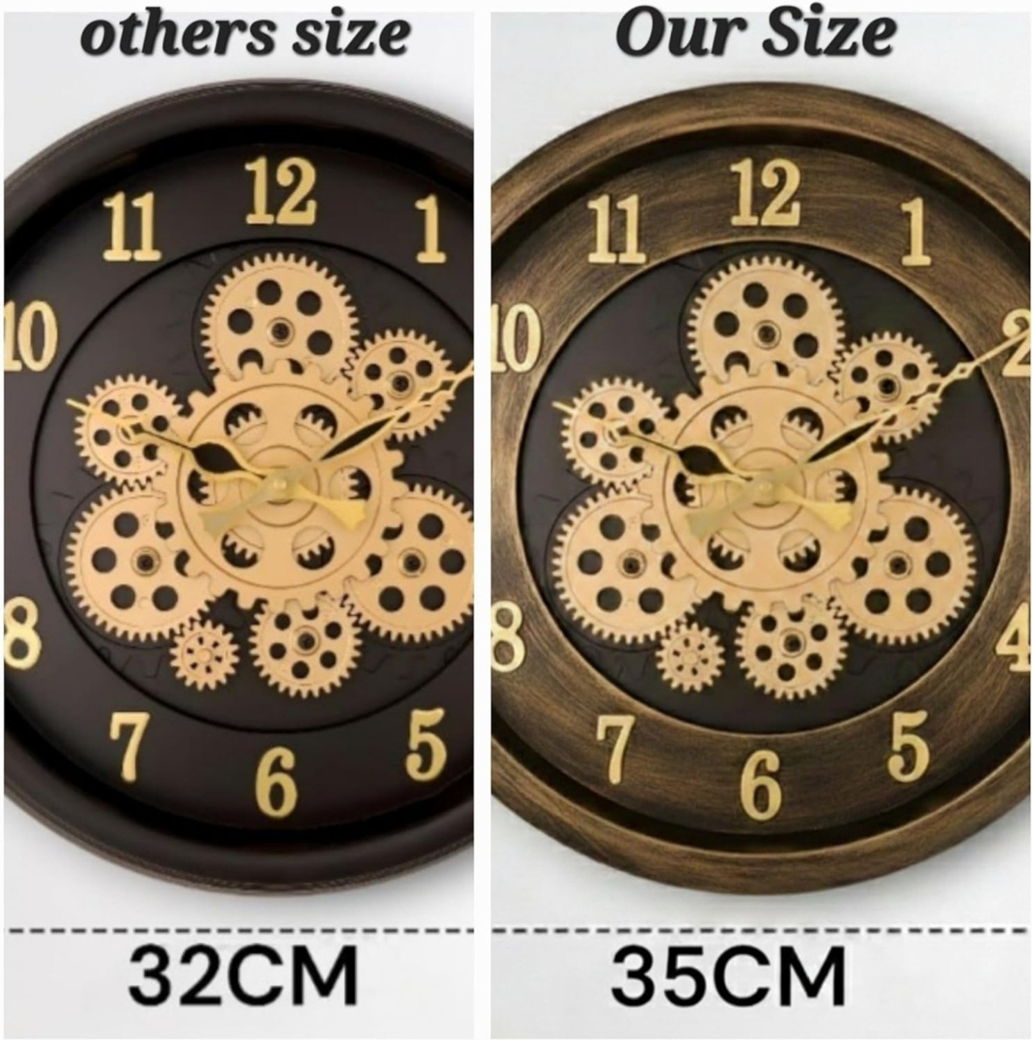 Image of milanwatchhouse Analog 35 cm X 35 cm Wall Clock