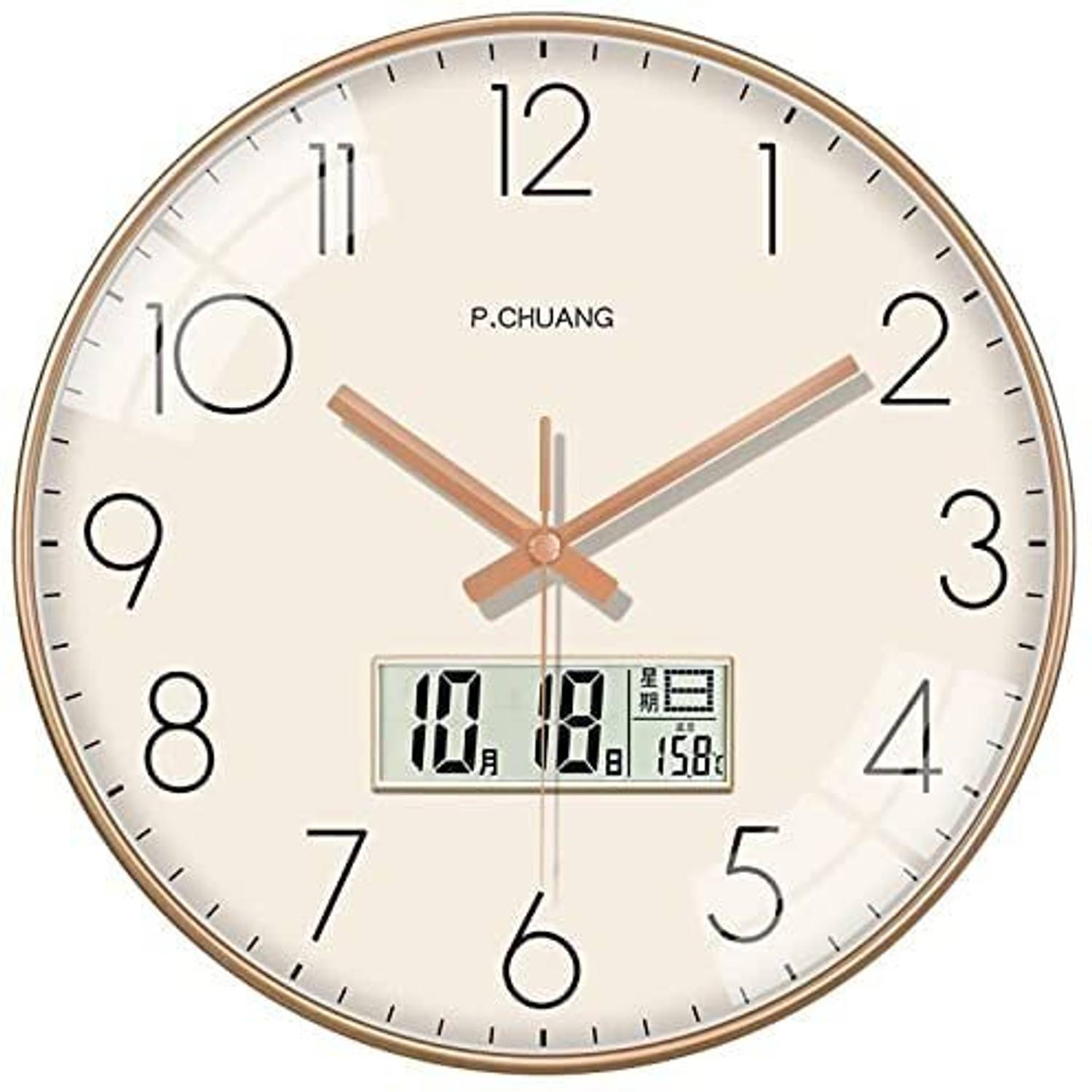 AshandRoh Digital 21 cm X 27 cm Wall Clock