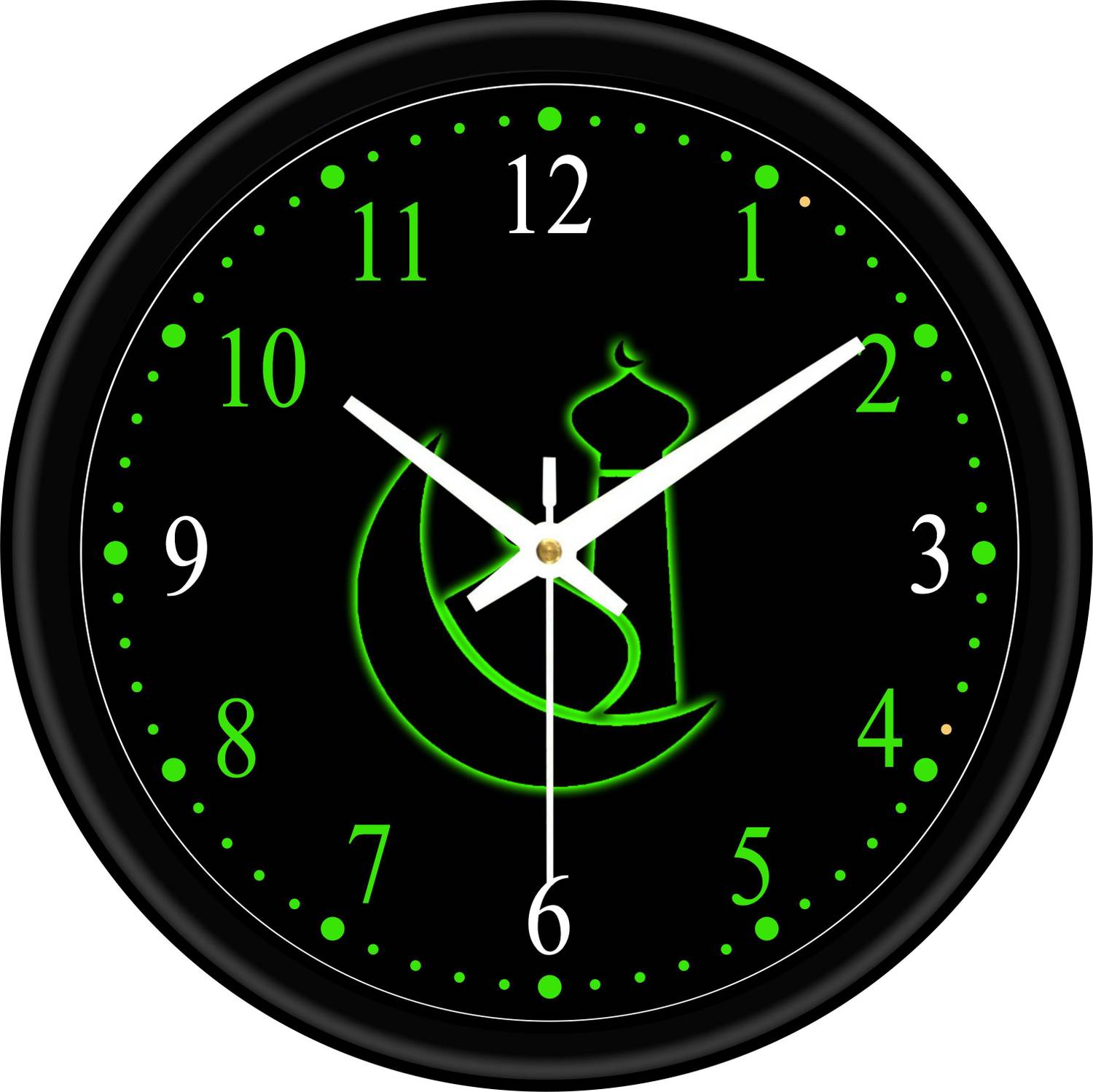 Harmoso Analog 25 cm X 25 cm Wall Clock (Lavender, With Glass, St