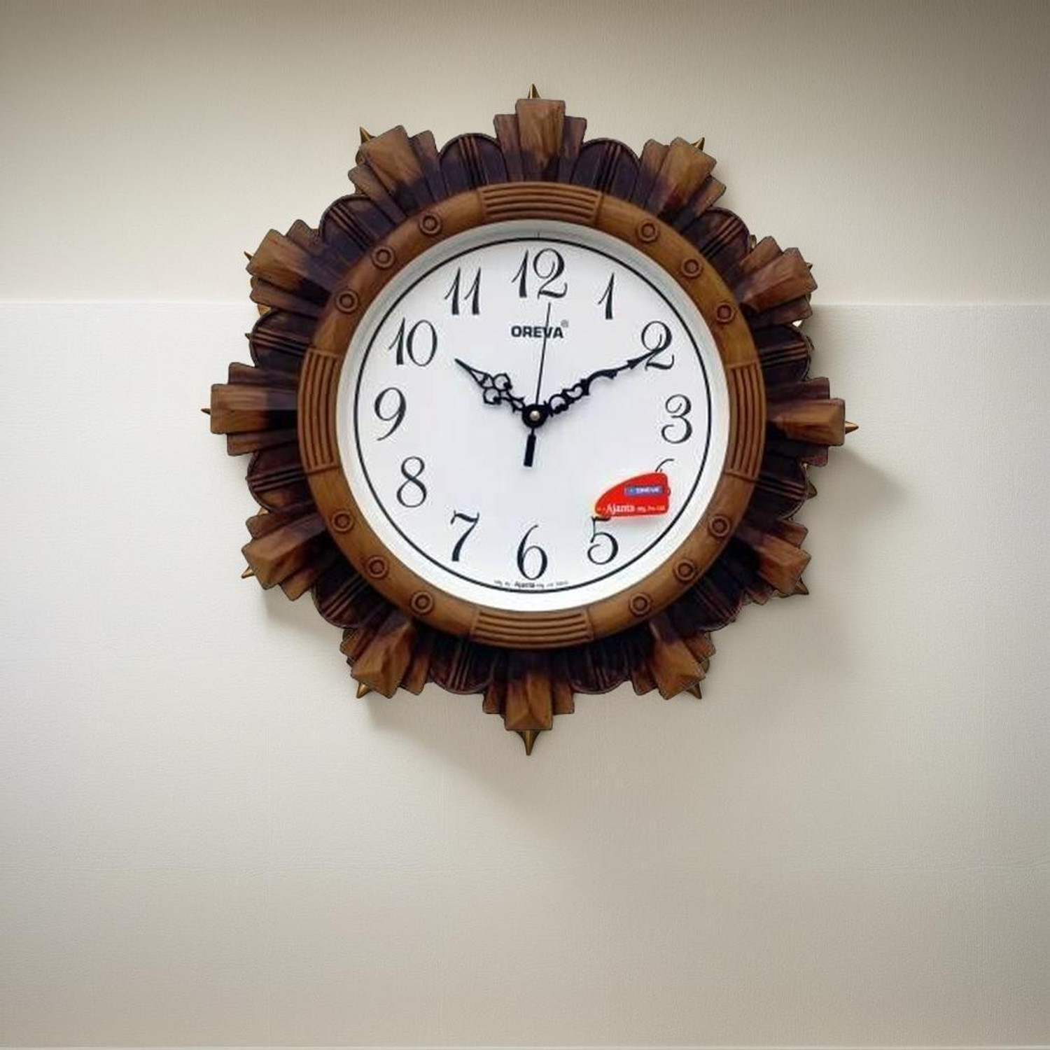 Image of OREVA Analog 32 cm X 32 cm Wall Clock