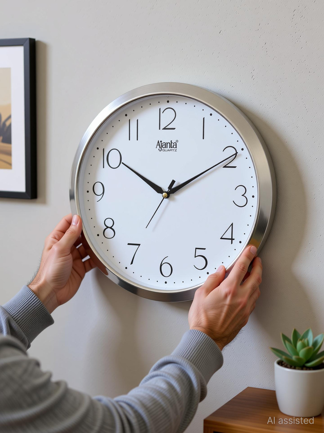 Image of AJANTA Analog 28 cm X 28 cm Wall Clock