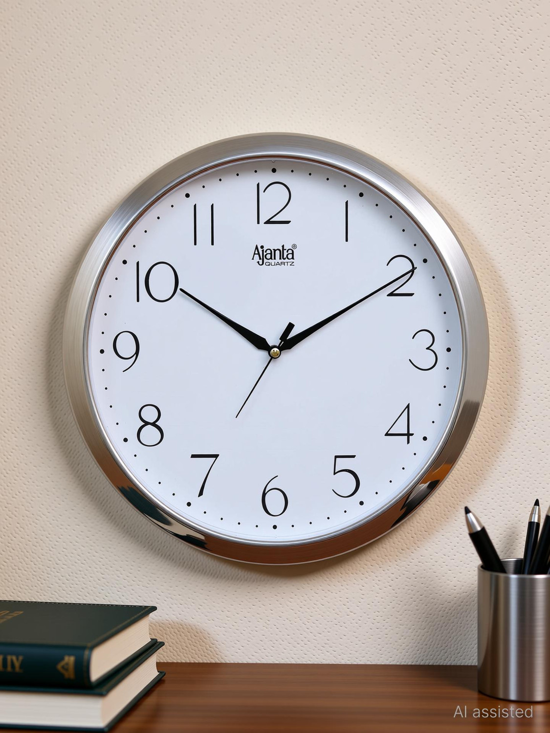 Image of AJANTA Analog 28 cm X 28 cm Wall Clock