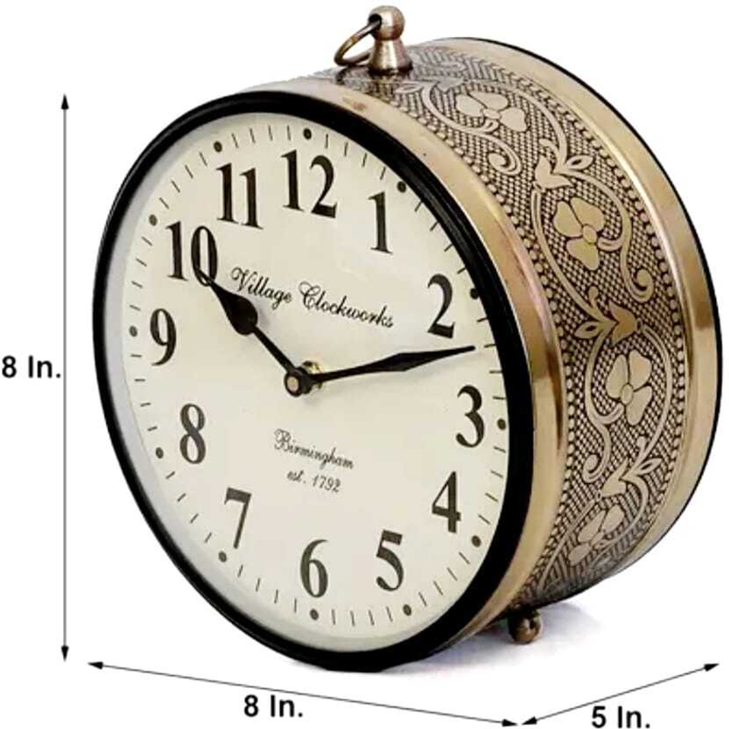 Image of VARAART Analog 20 cm X 20 cm Wall Clock