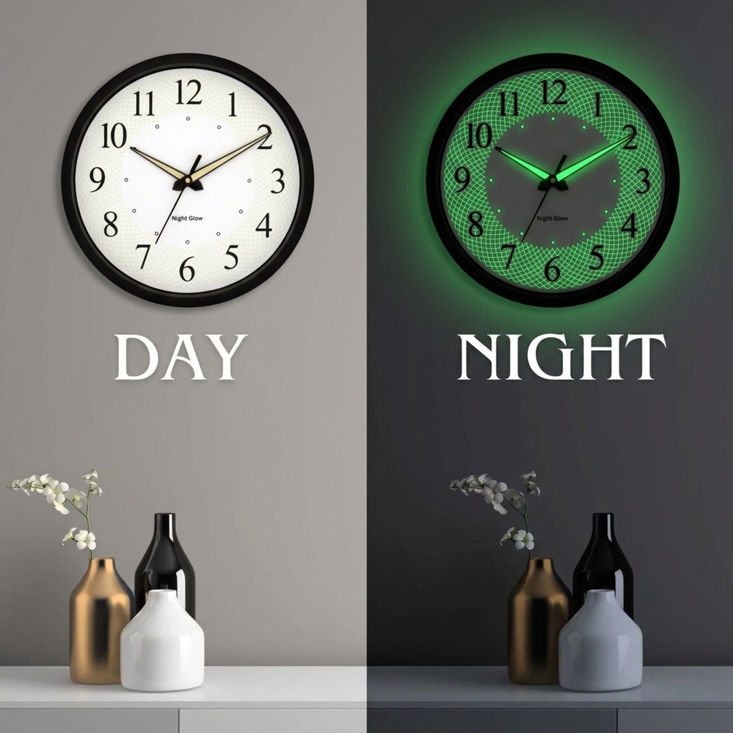 Image of Zyoraelite Analog 30 cm X 30 cm Wall Clock