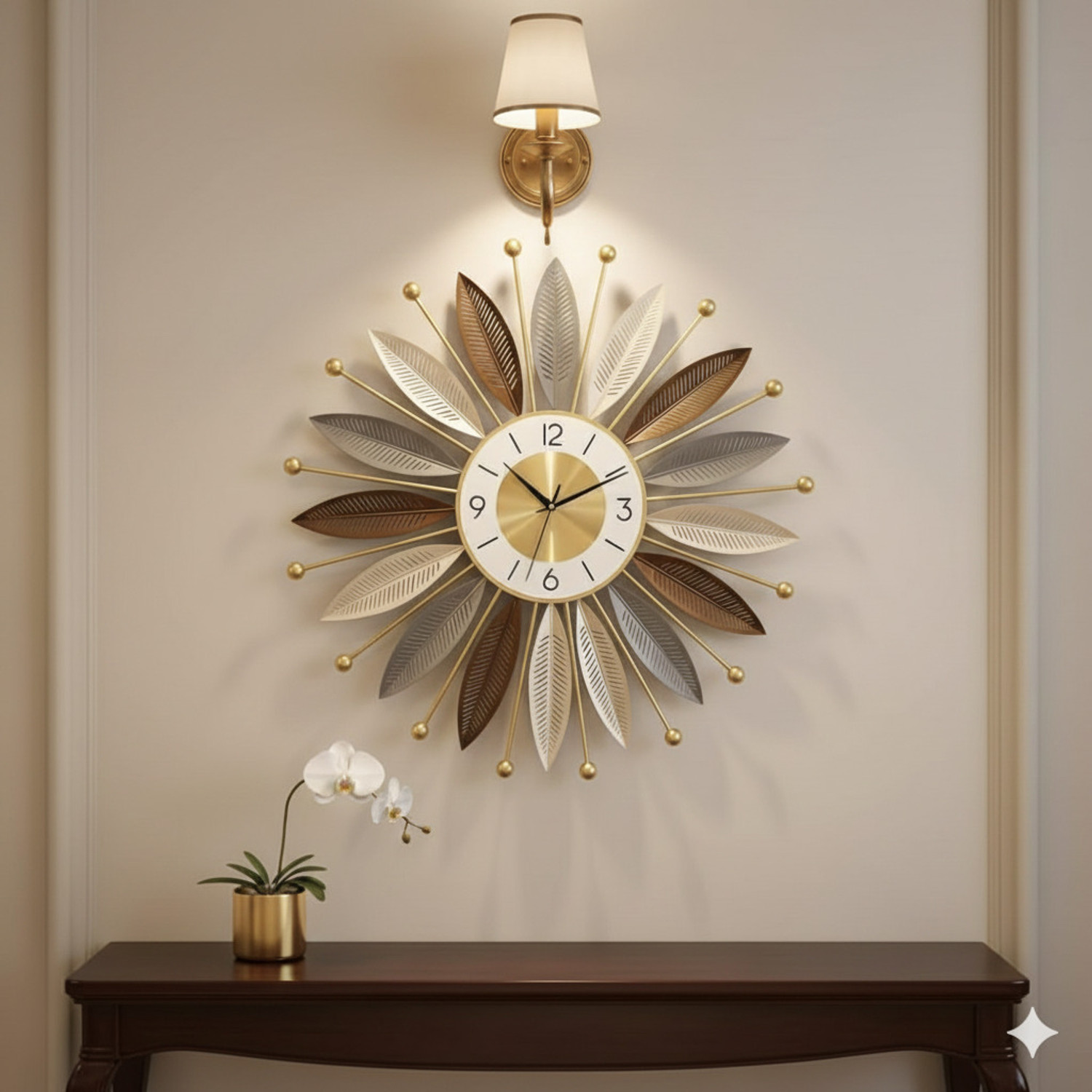 Image of Funterest Analog 55 cm X 55 cm Wall Clock