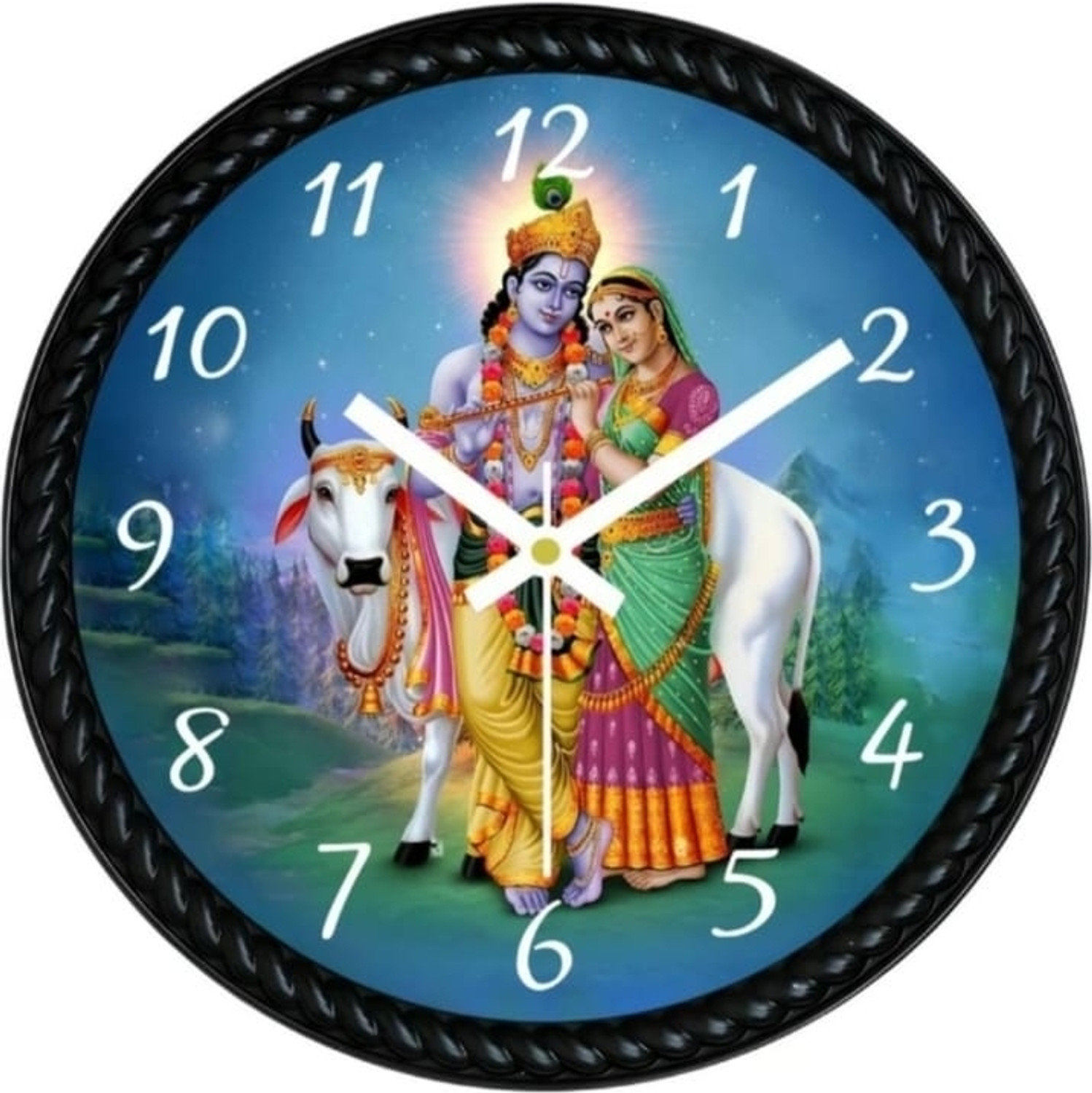Image of BROIN CRAFT Analog 25 cm X 25 cm Wall Clock