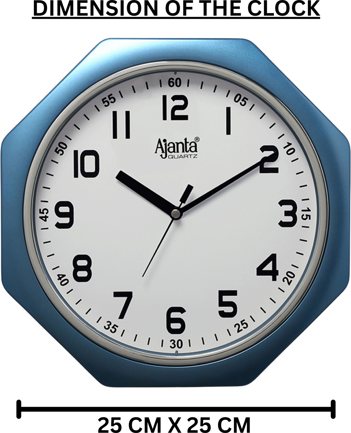 Image of AJANTA Analog 25 cm X 25 cm Wall Clock