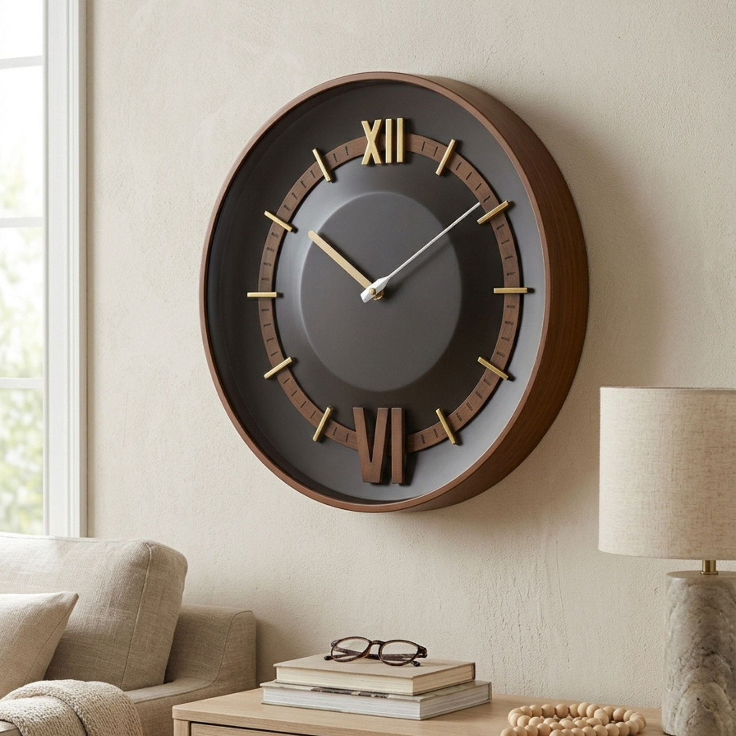 Image of Ximdeco Analog 33 cm X 33 cm Wall Clock