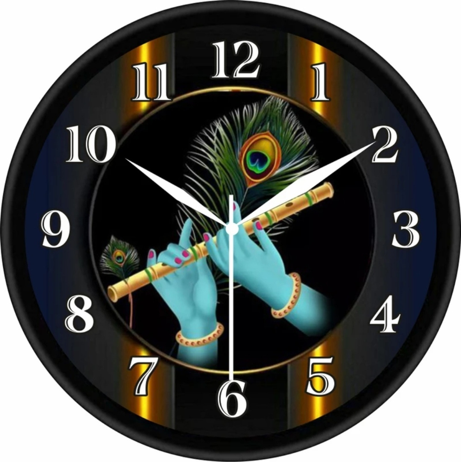 Image of AJLANO Analog 25 cm X 25 cm Wall Clock