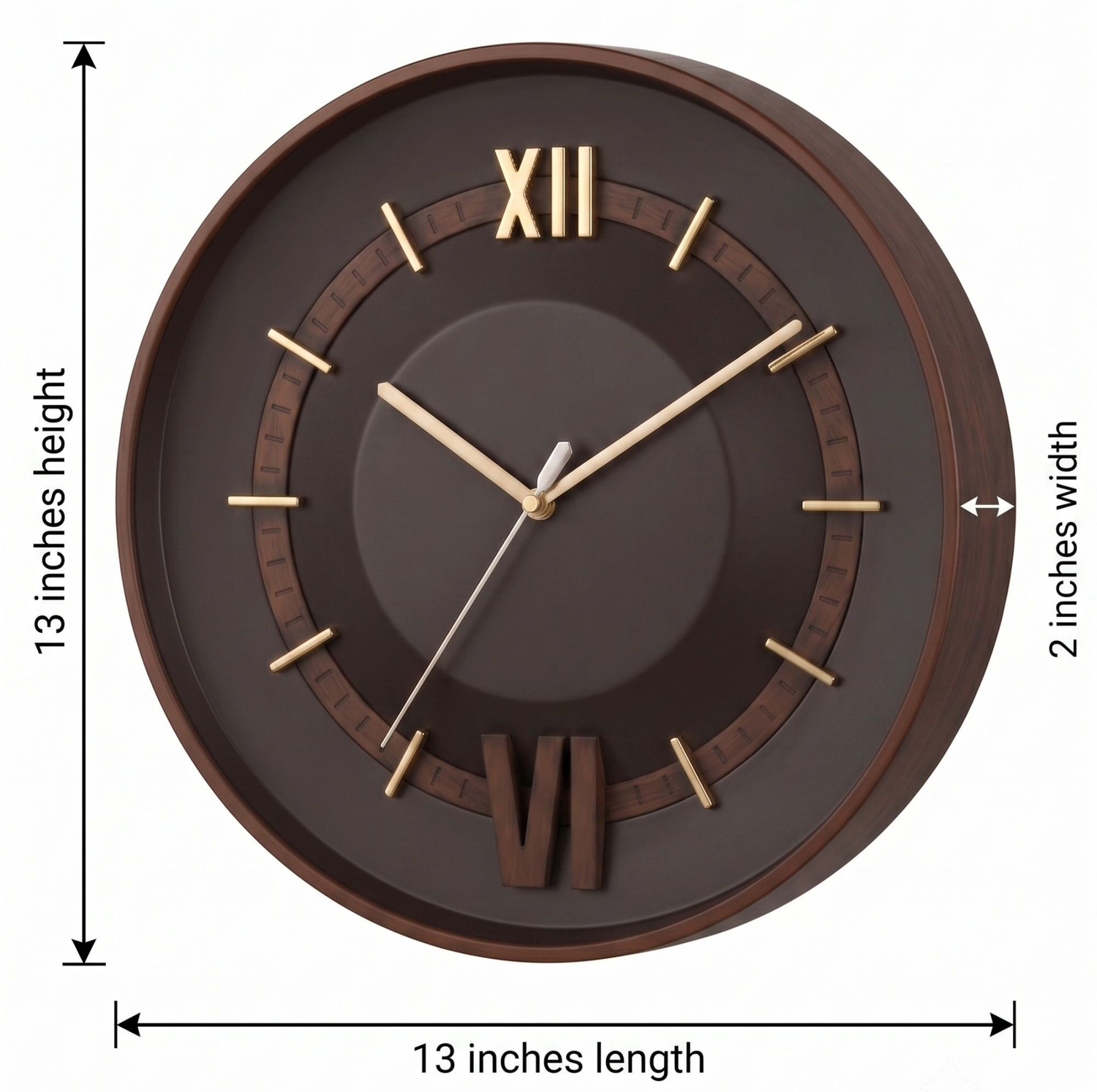 Image of Ximdeco Analog 33 cm X 33 cm Wall Clock